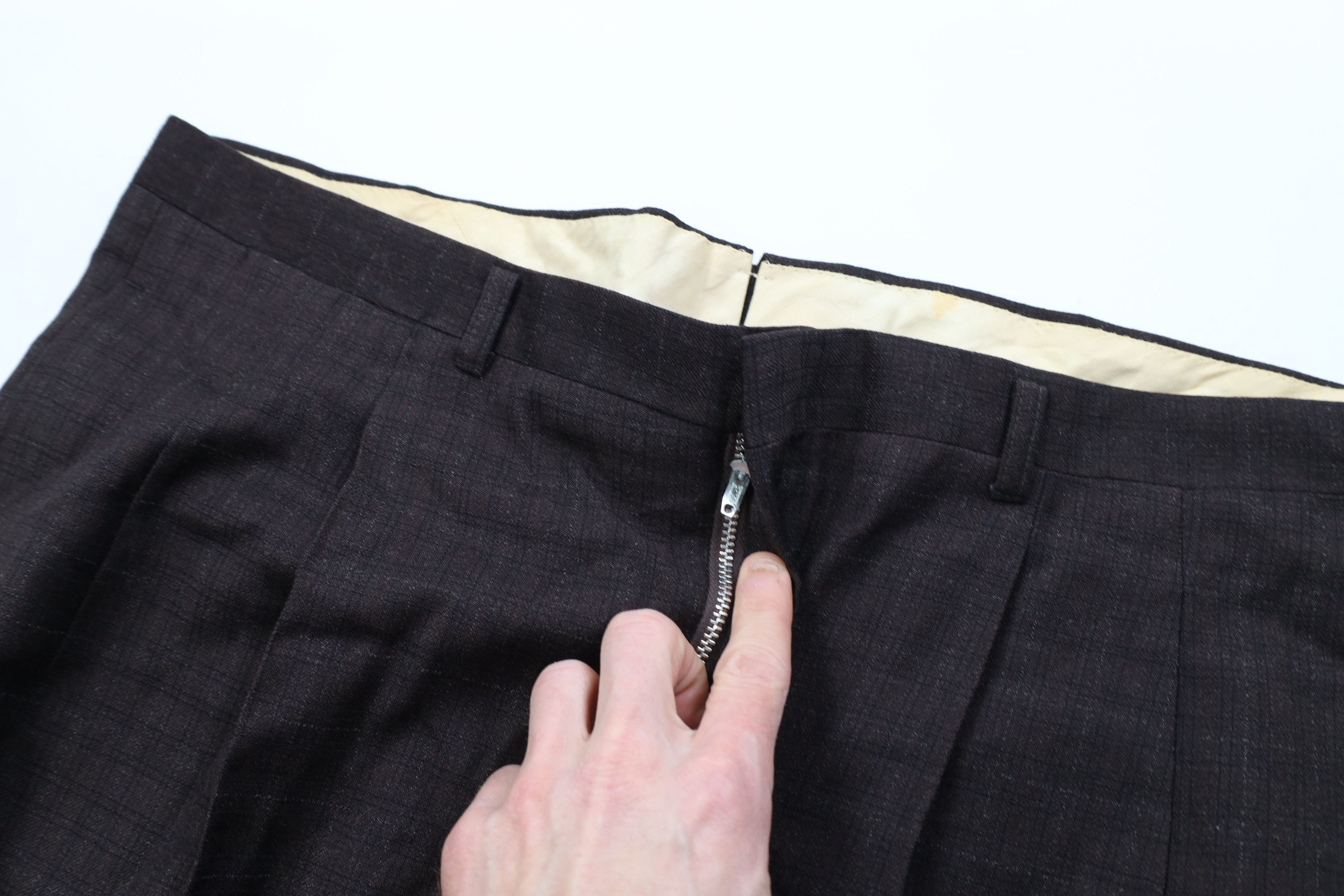 Vintage Vintage 50s Hollywood Regency Gabardine Chino Pants USA Size US 38 / EU 54 - 7 Thumbnail