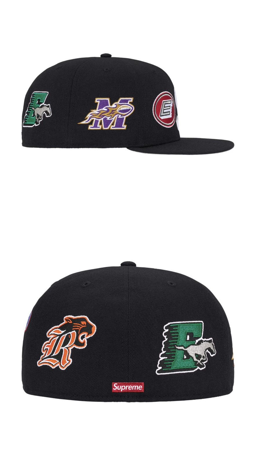Supreme Supreme Mascots S Logo New Era (Black) Size ONE SIZE - 2 Thumbnail