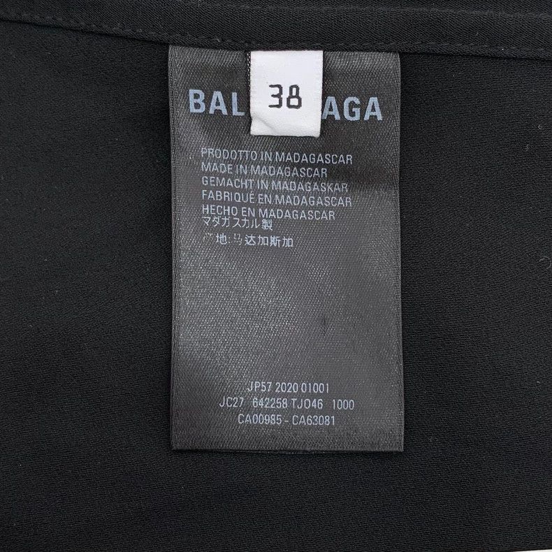 Balenciaga Balenciaga size 38 Long Sleeve Shirt with Black Ribbon Size S / US 4 / IT 40 - 6 Thumbnail