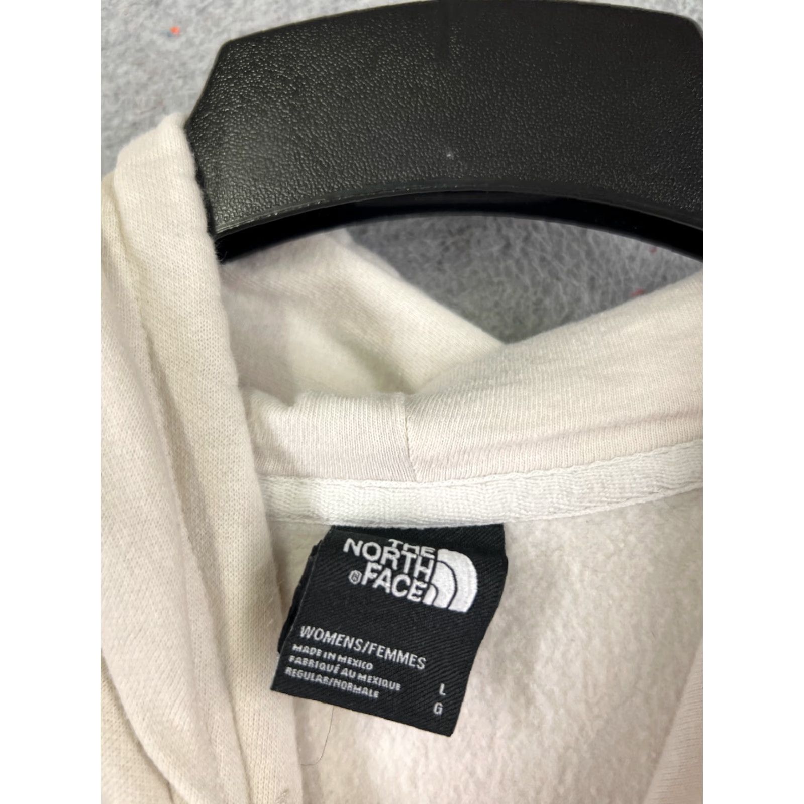 The North Face The North Face Be IG Beige Pullover Hoodie Womens Large Cotton Blend Pocket Sweatshirt Shirt Size L / US 10 / IT 46 - 7 Thumbnail