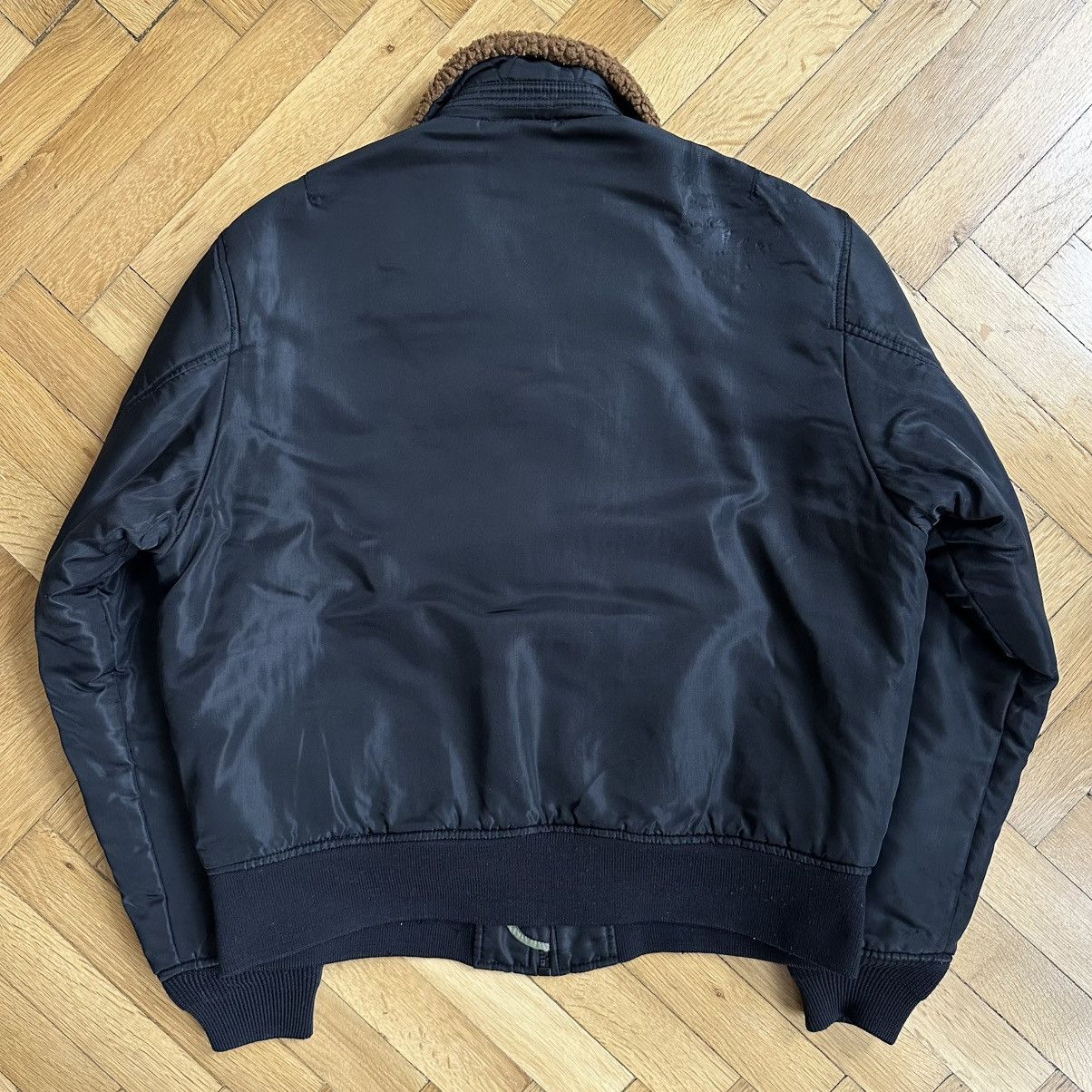 Diesel Diesel Vintage Rare Army Military Cropped Bomber Jacket Size US XL / EU 56 / 4 - 9 Thumbnail