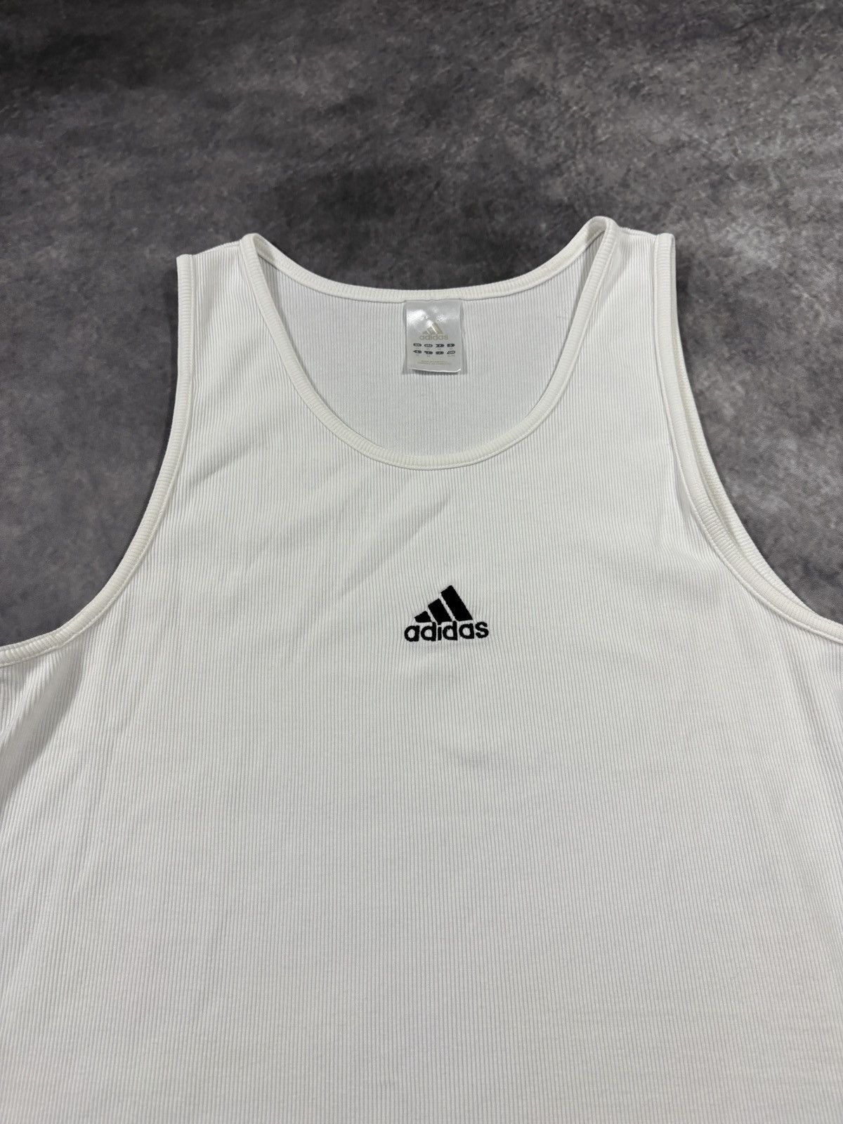Adidas Vintage Adidas Tank Top Sleeveless Undershirt Embroidered Size US XL / EU 56 / 4 - 9 Thumbnail