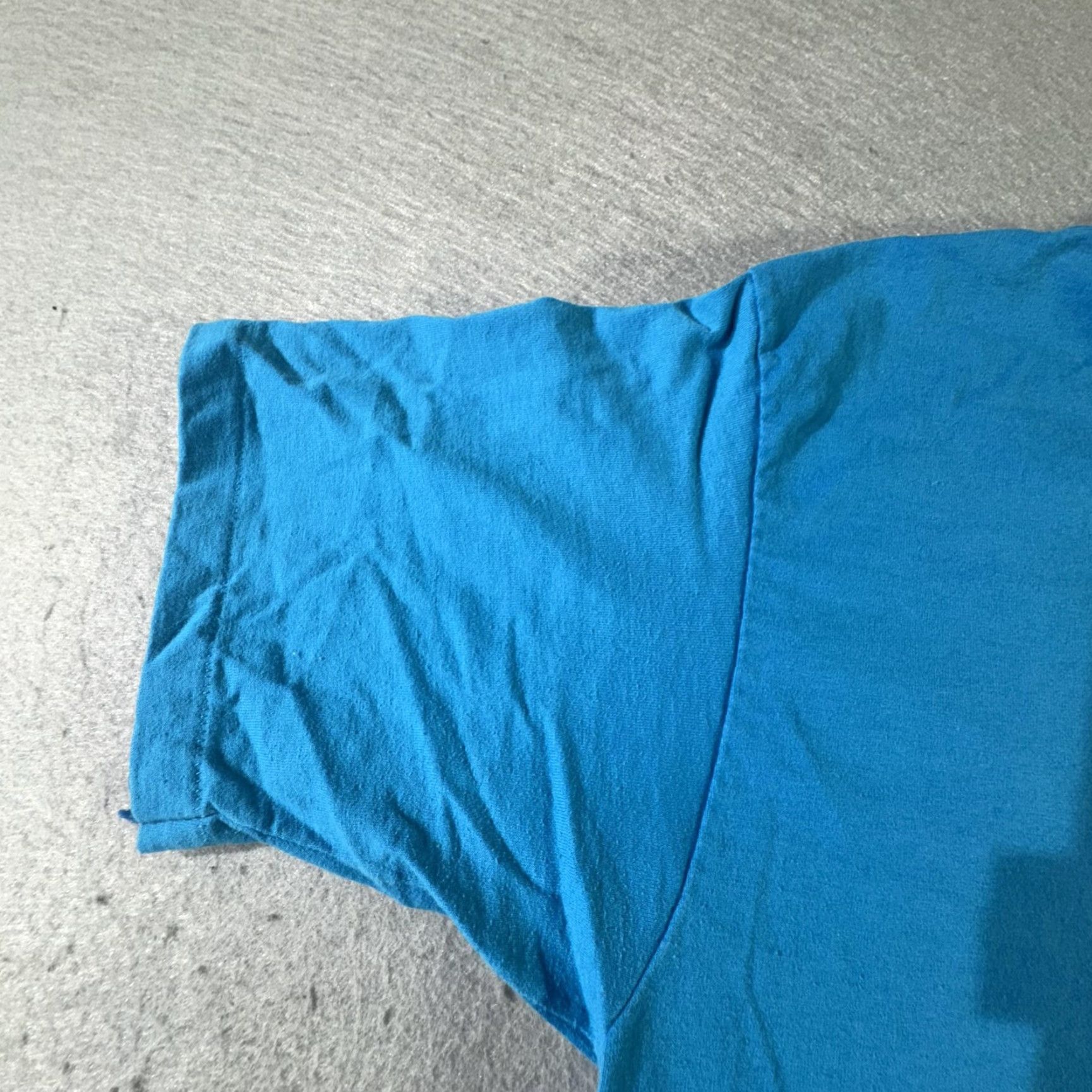 Vintage VINTAGE Oneita Endangered Leopard Shirt Mens XL Blue 90s Graphic Print Animal Wildlife Crew Neck Short Sleeve Cotton Blend Polyester Size US XL / EU 56 / 4 - 3 Thumbnail