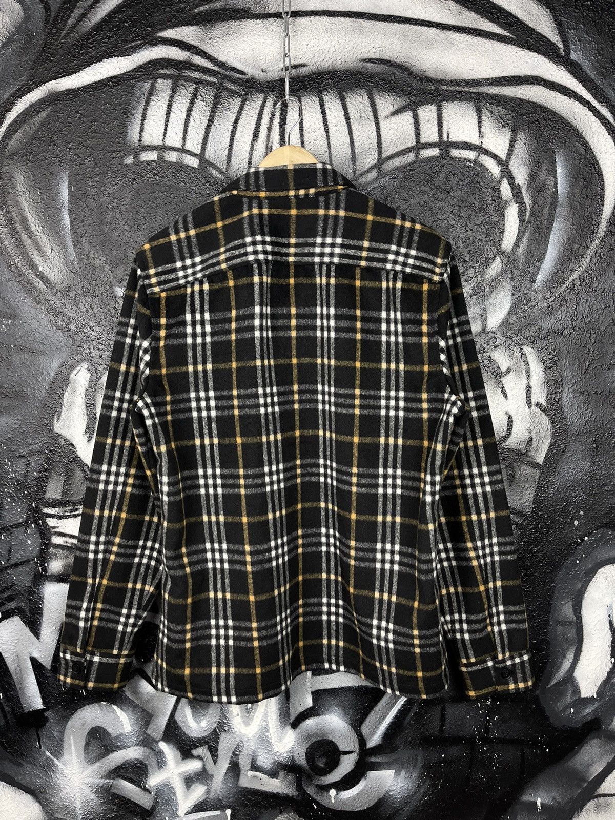 Allsaints × Flannel Allsaints Berthhold Shirt Button Up Men’s Size L Size US L / EU 52-54 / 3 - 3 Thumbnail