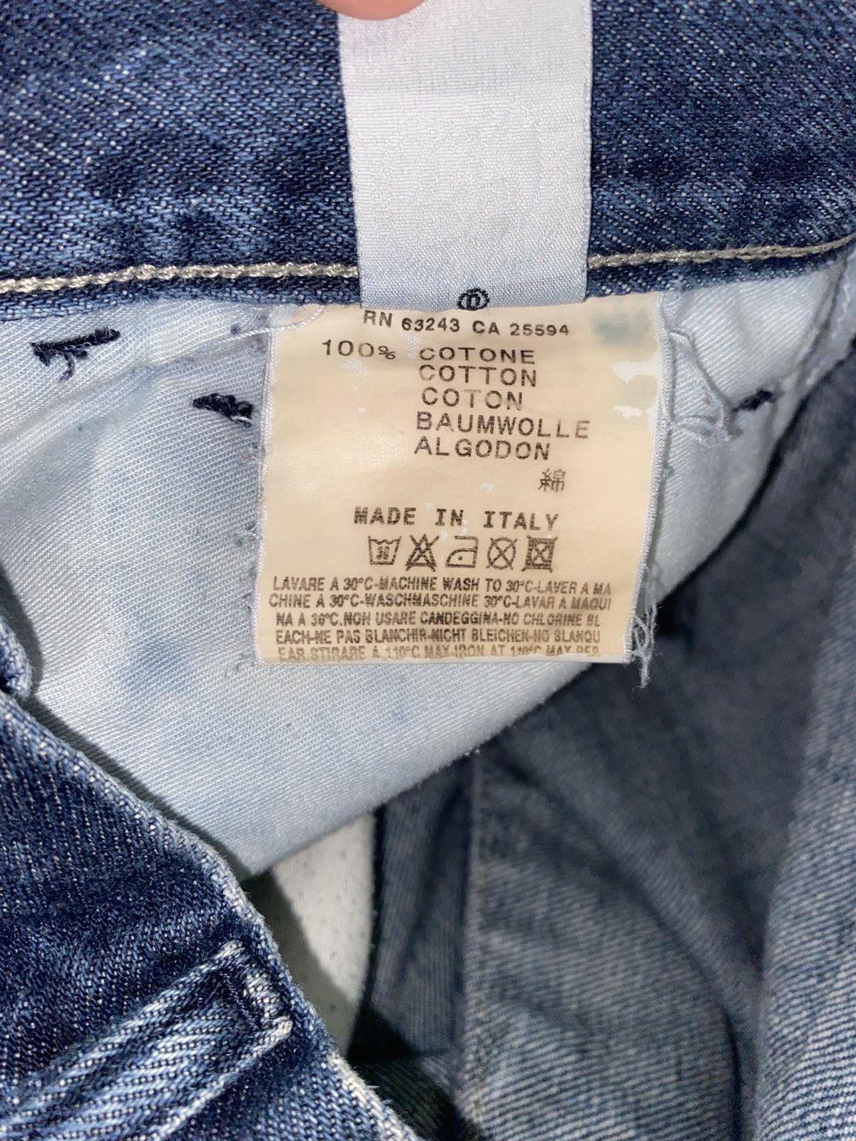 Diesel × Vintage diesel indigo tech blue jeans Size US 33 - 6 Thumbnail