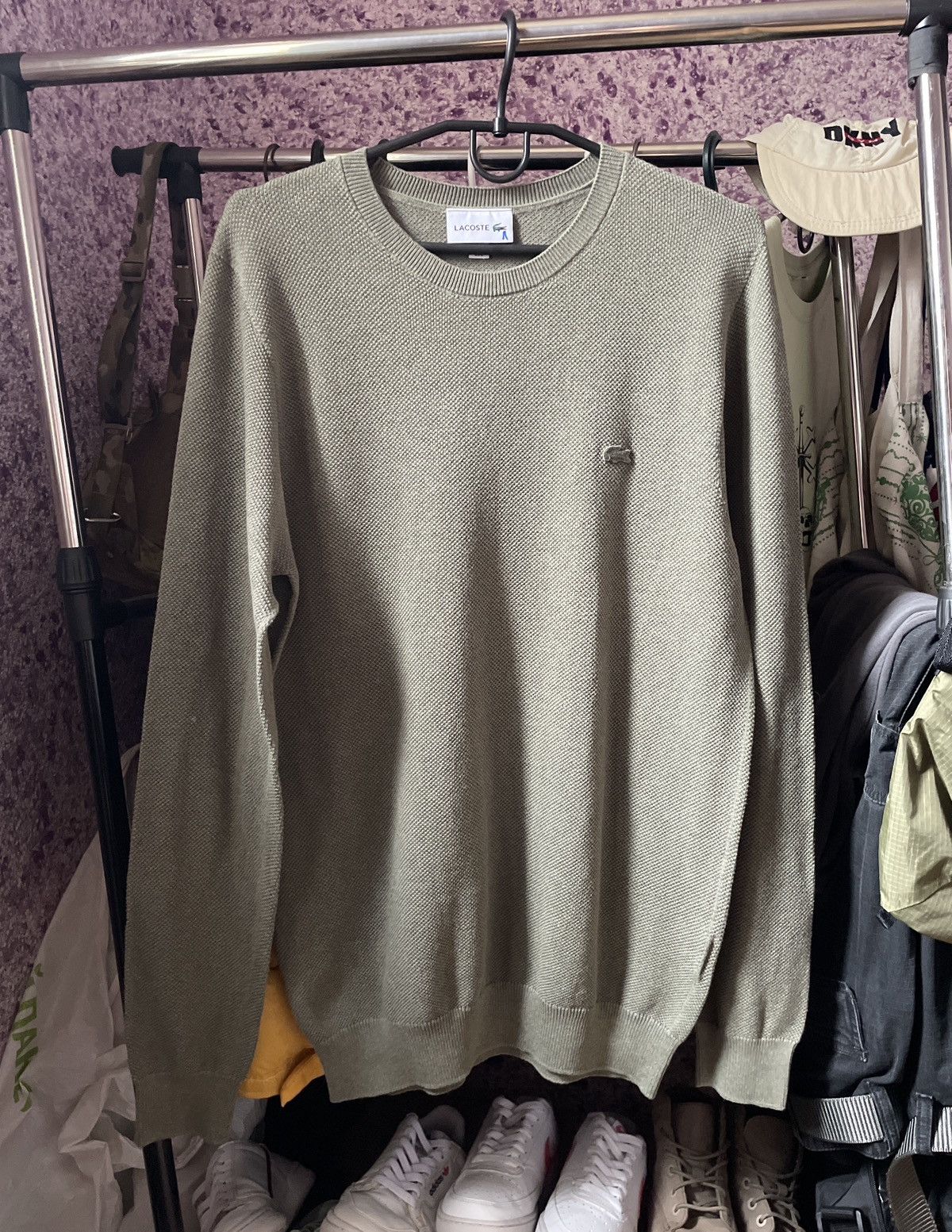Lacoste Lacoste Men’s cotton Olive sweater / Pullover Size US S / EU 44-46 / 1 - 10 Thumbnail