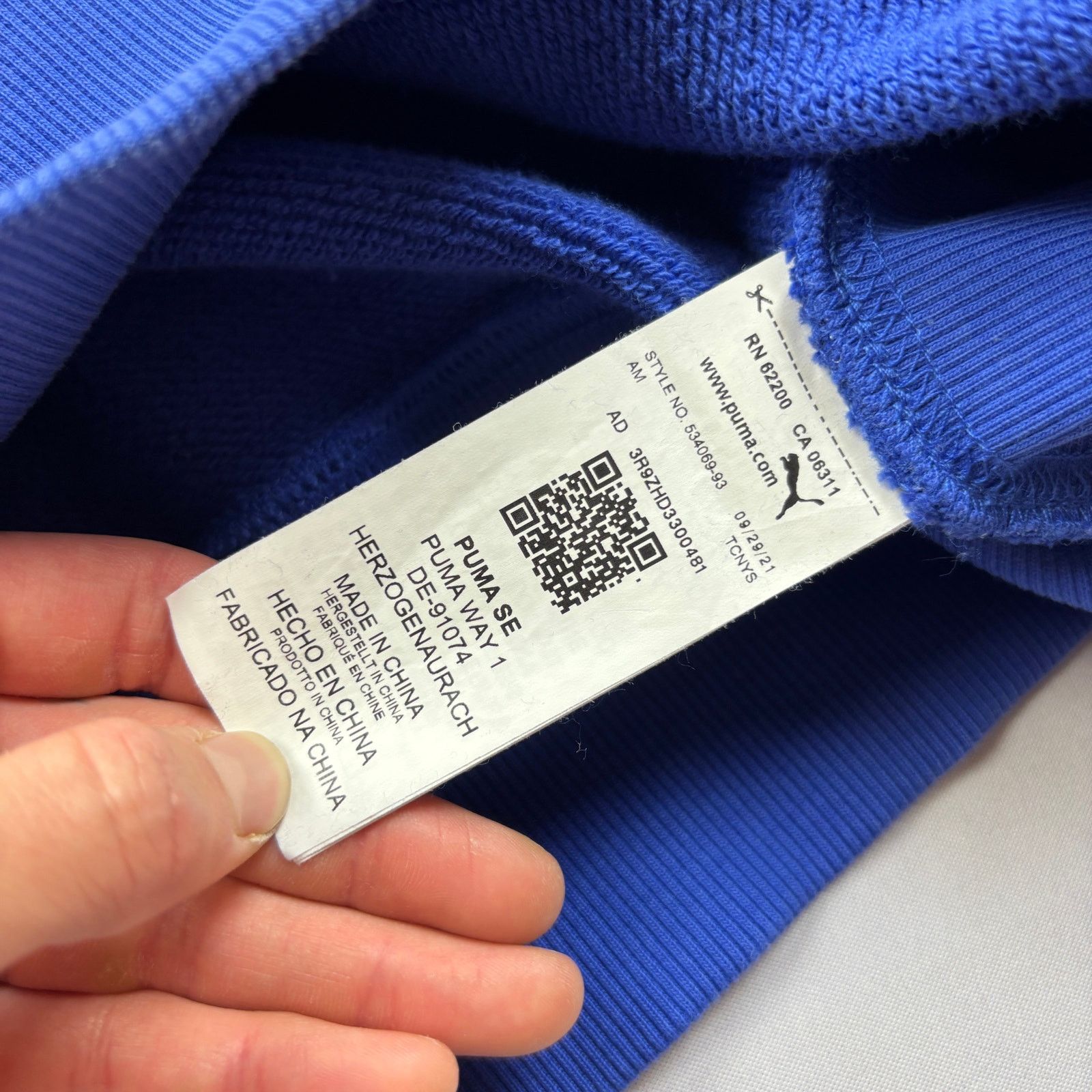 AMI × Puma Puma x AMI Alexandre Mattiusi Hoodie Heart Logo Blue Men's L Size US L / EU 52-54 / 3 - 8 Thumbnail