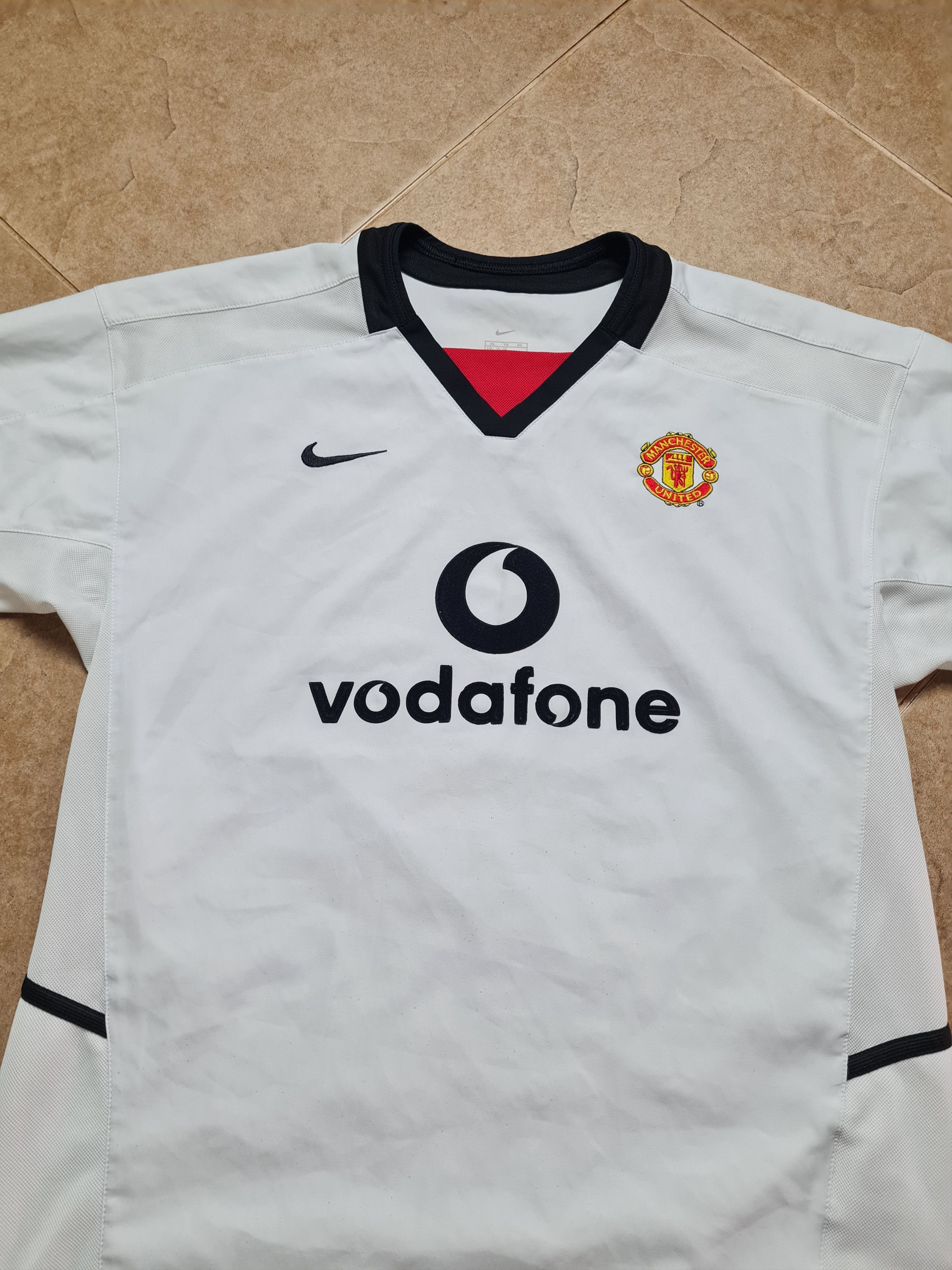 Nike JERSEY MANCHESTER UNITED 2002/03 FOOTBALL SOCCER SHIRT NIKE Size US S / EU 44-46 / 1 - 2 Thumbnail