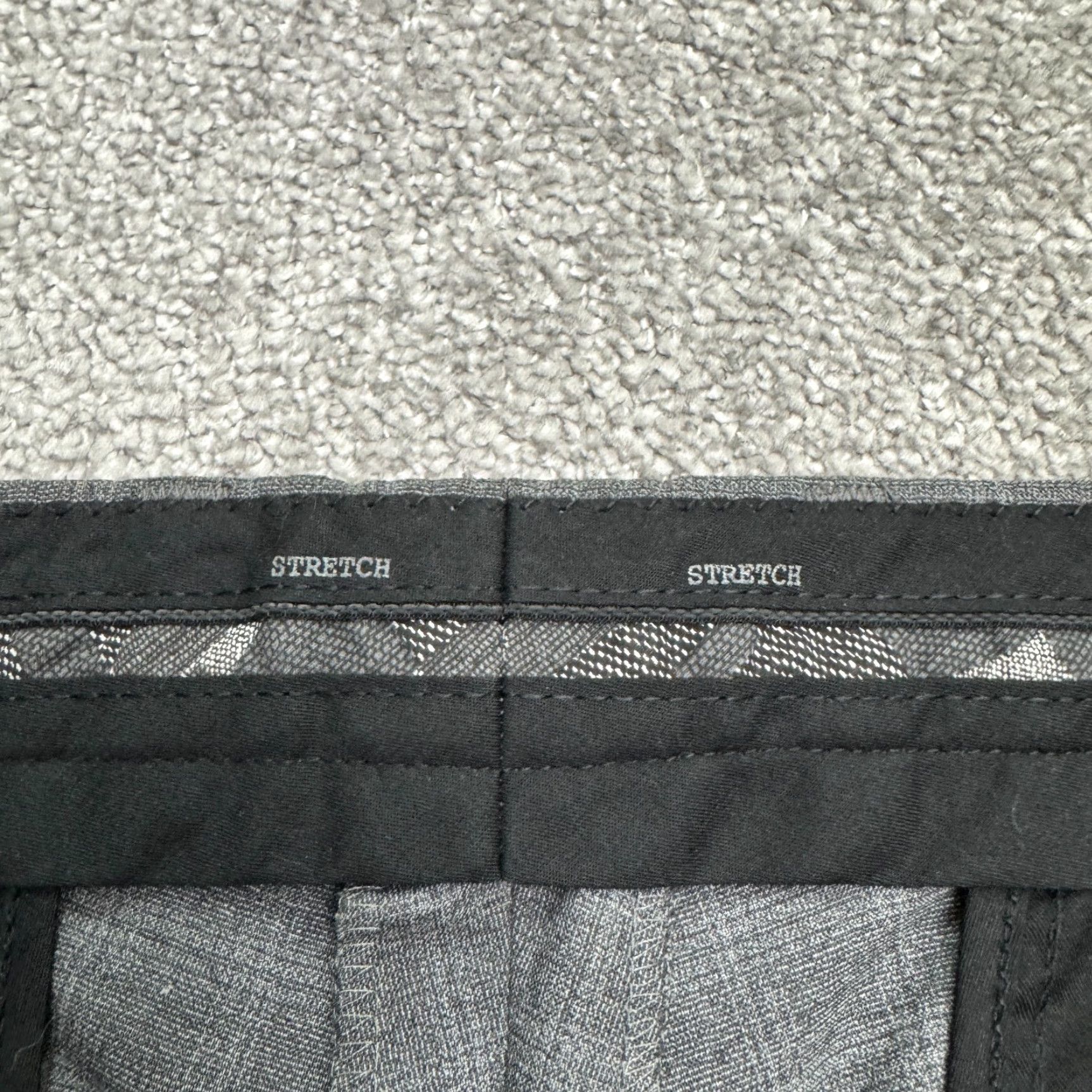 Vintage Sunwill Pants Mens 38L Gray Plaid Wool Blend Straight Trousers Dress Work Size US 38 / EU 54 - 7 Thumbnail