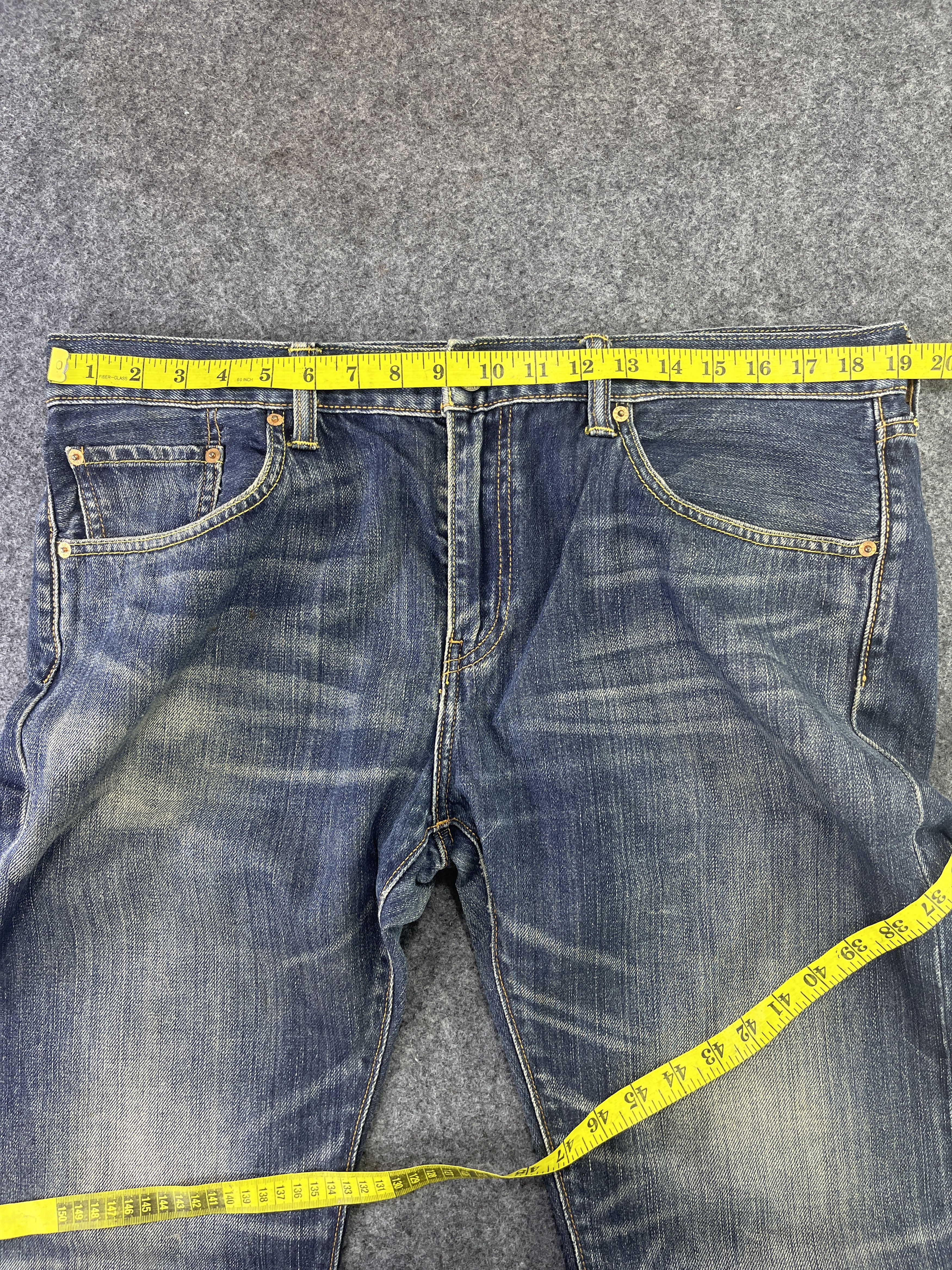 Levi's Vintage Levis 504 Blue Wash Jeans - J920 Size US 38 / EU 54 - 7 Thumbnail