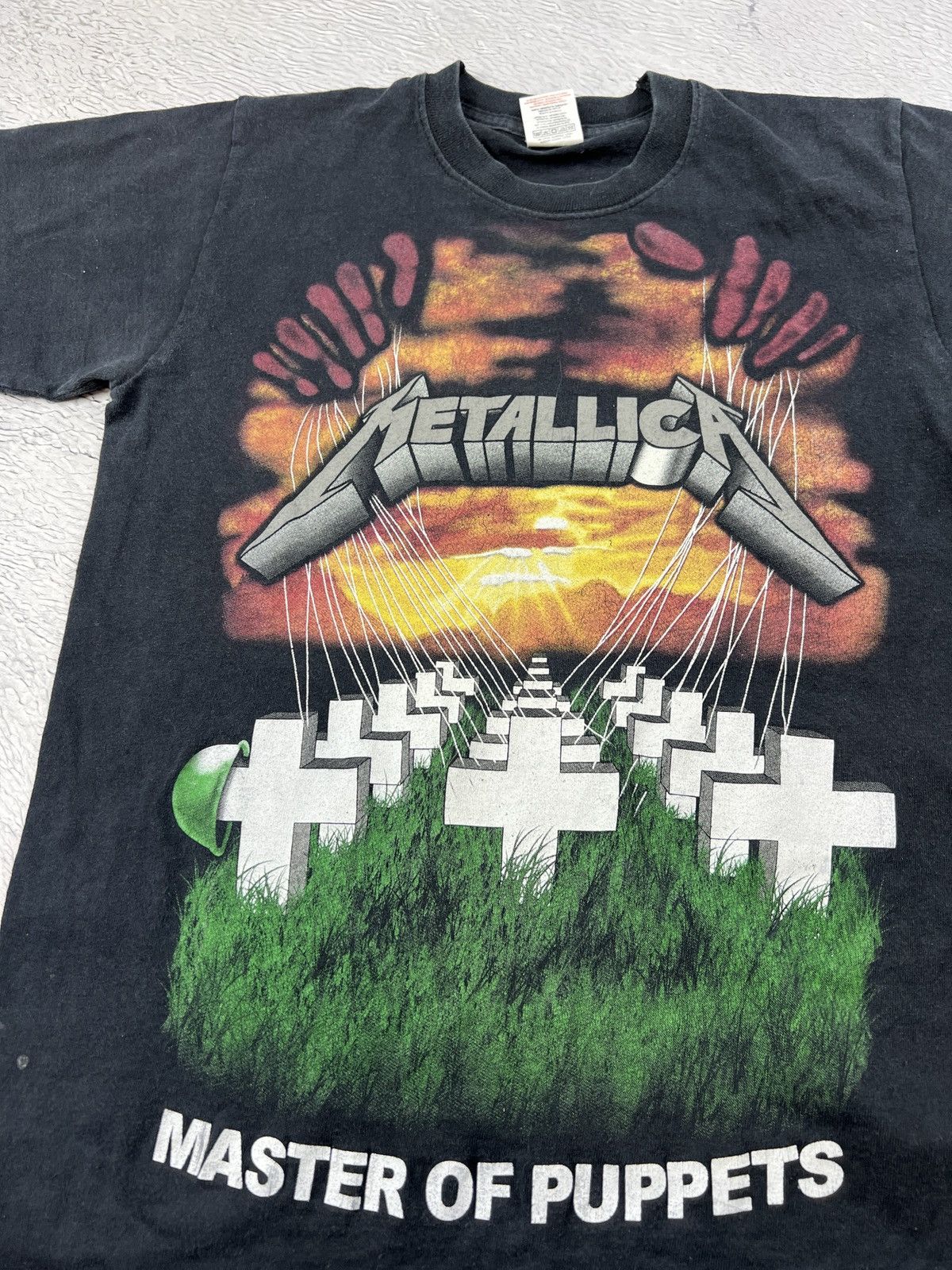Band Tees × Metallica × Vintage Vintage Metallica Master of Puppets t shirt Size US XS / EU 42 / 0 - 4 Thumbnail