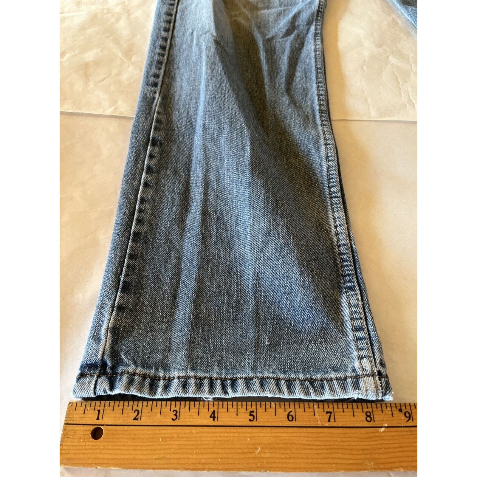Levi's Levi's 505 Jeans Men's 36x31 Medium Wash Denim Cotton Blue Size US 36 / EU 52 - 7 Thumbnail