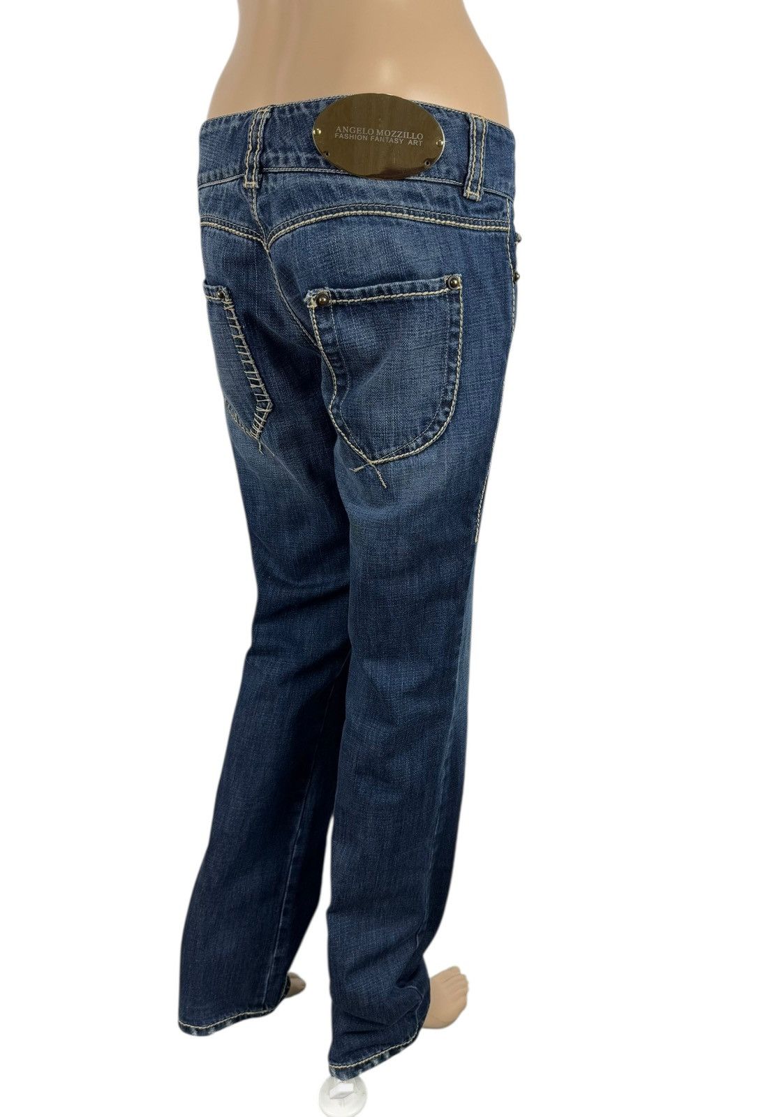 Other Angelo Mozzillo Fashion Fantasy Art Denim Jeans Vintage 42 Size 28" / US 6 / IT 42 - 1 Thumbnail