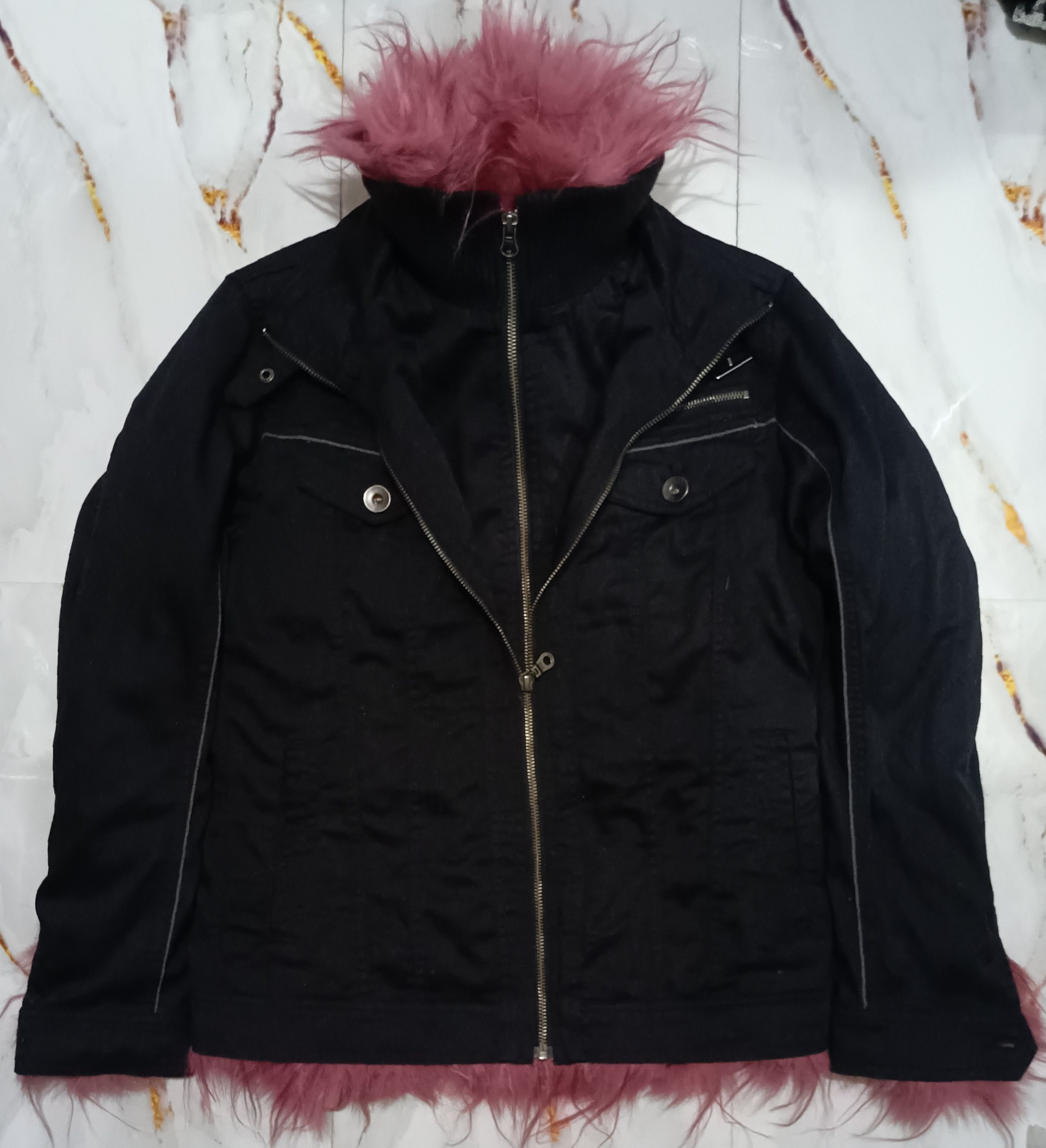 BUFFALO BOBS 🇯🇵 Wisdom Fur double layer Rider Jacket Size US M / EU 48-50 / 2 - 3 Thumbnail