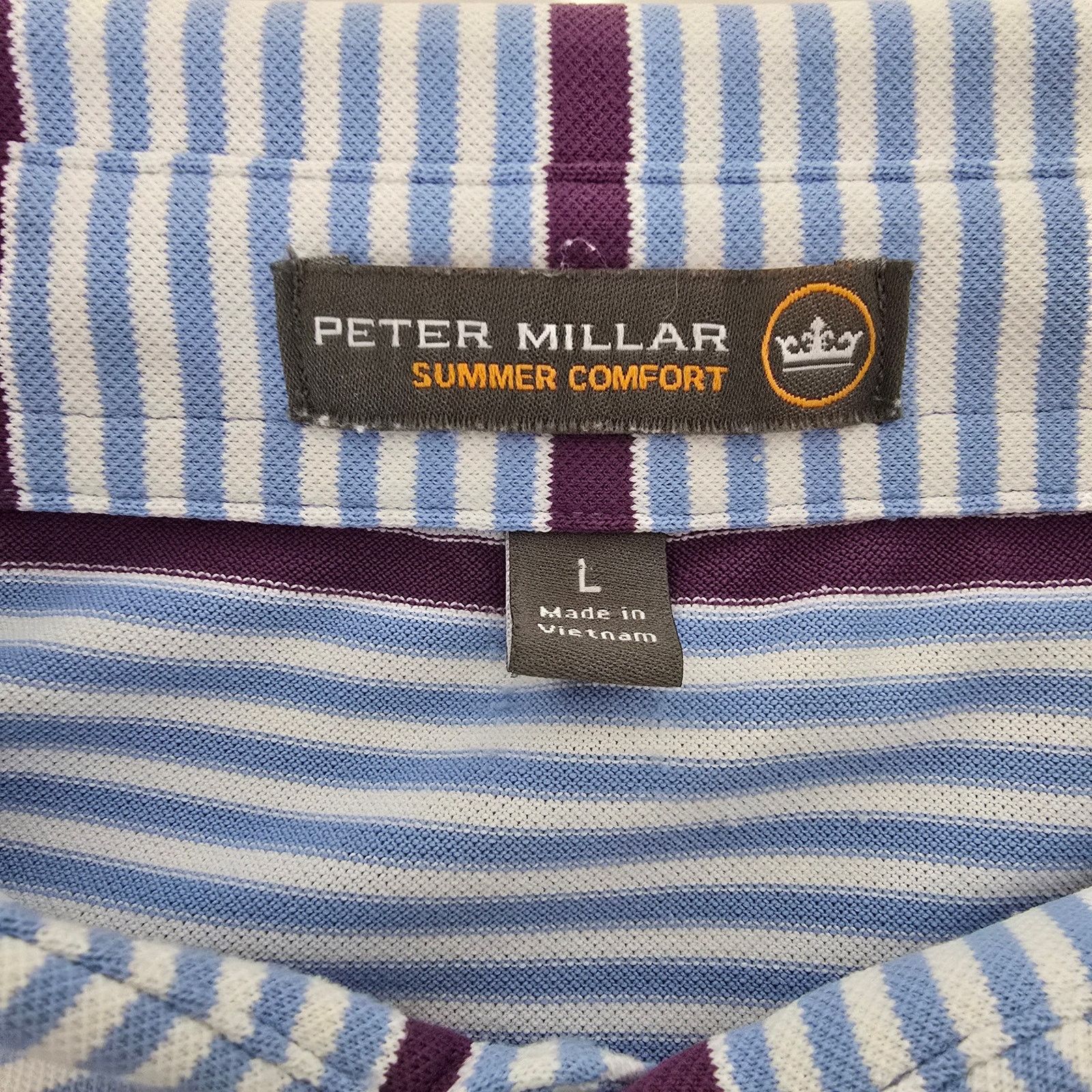Peter Millar PETER MILLAR Crown Summer Comfort Golf Performance Polo L Size US L / EU 52-54 / 3 - 10 Thumbnail