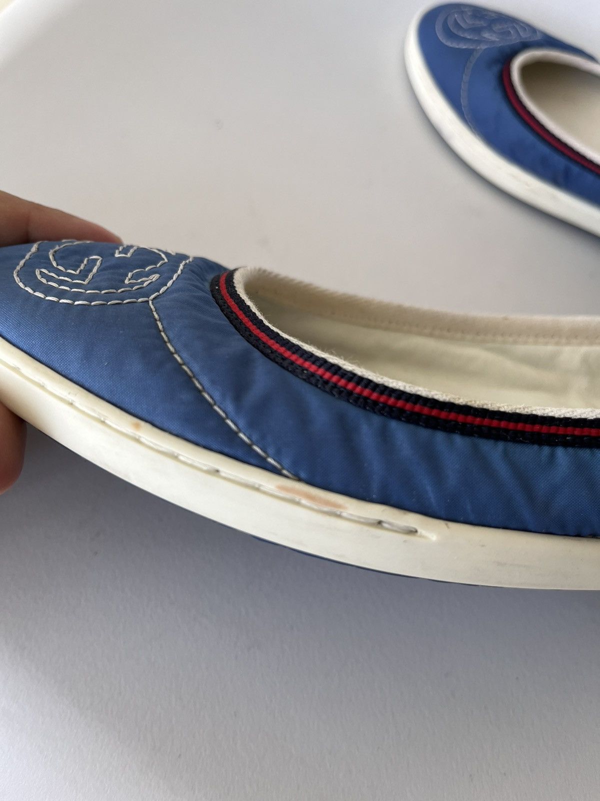 Gucci Gucci Nylon Ballet Flat Size US 5.5 / IT 35.5 - 4 Thumbnail