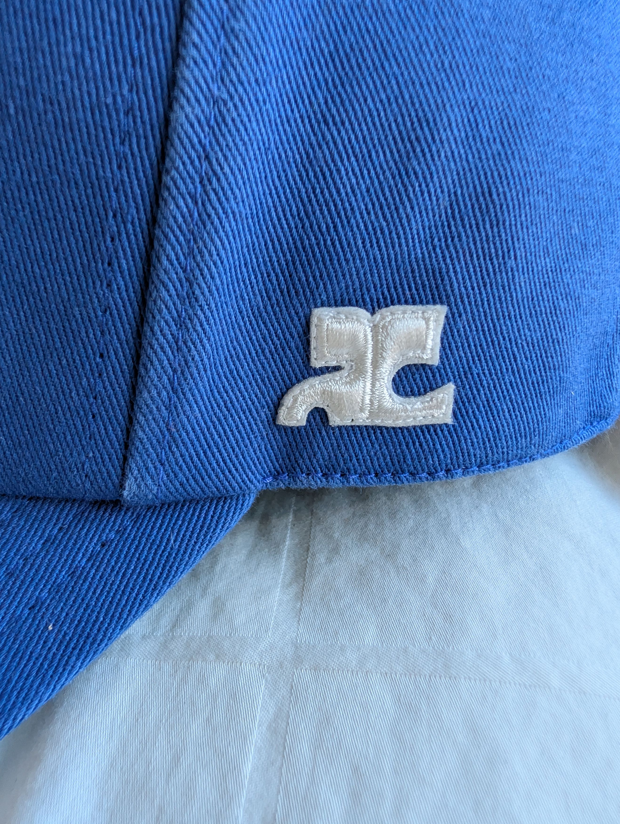 Courreges Courrèges signature AC cotton cap Size ONE SIZE - 3 Thumbnail