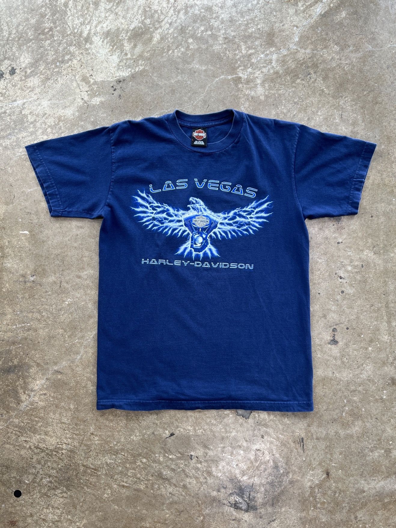 Harley Davidson Vintage Lightning Harley Davidson Las Vegas Eagle Tee Large Size US L / EU 52-54 / 3 - 2 Thumbnail