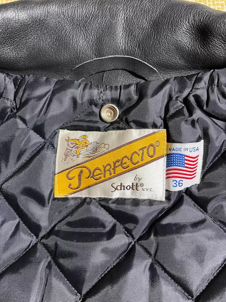Schott Schott 118 cable-stayed leather jacket Size US S / EU 44-46 / 1 - 6 Thumbnail