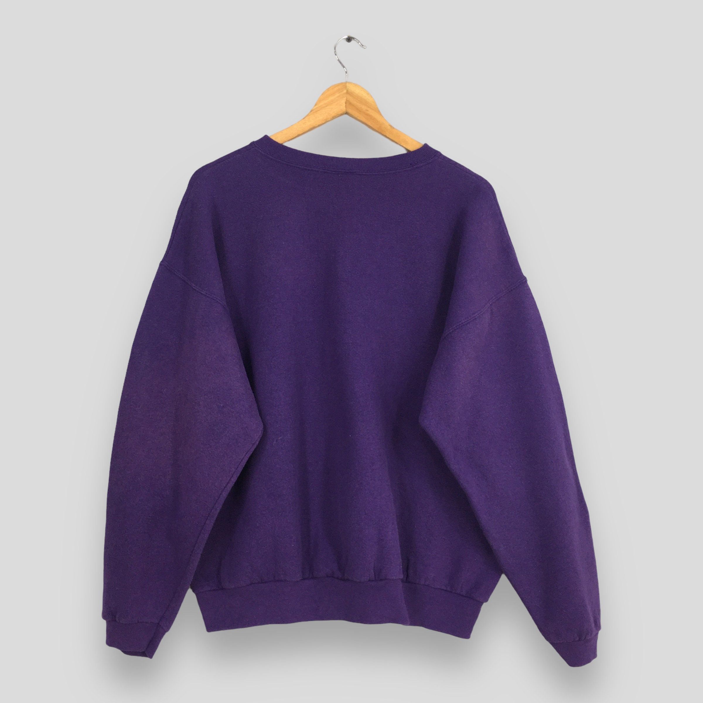 Vintage Tultex Plain Purple Sweatshirt XLarge