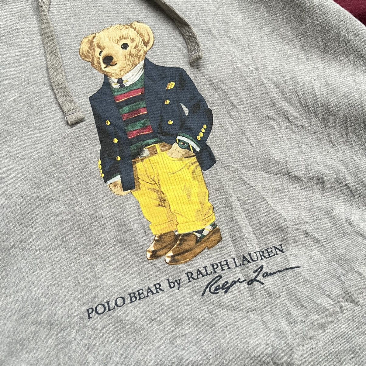 Polo Ralph Lauren Polo Bear by Ralph Lauren 4 Tone Color Hoodie Size US M / EU 48-50 / 2 - 3 Thumbnail