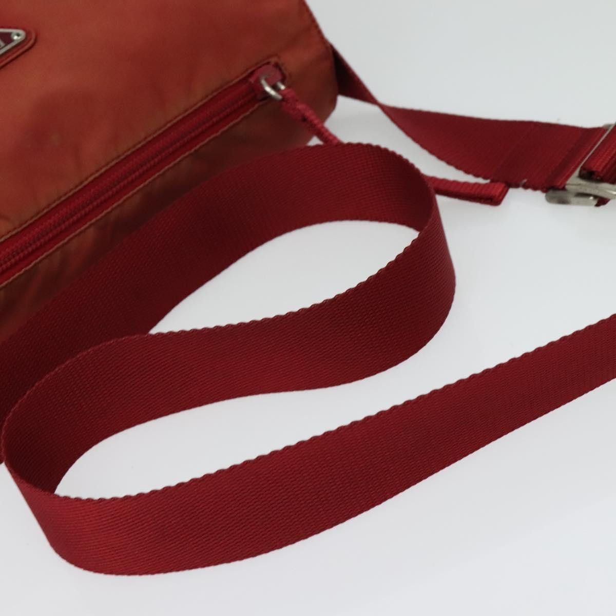 Prada PRADA Shoulder Bag Nylon Red Silver Size ONE SIZE - 7 Thumbnail