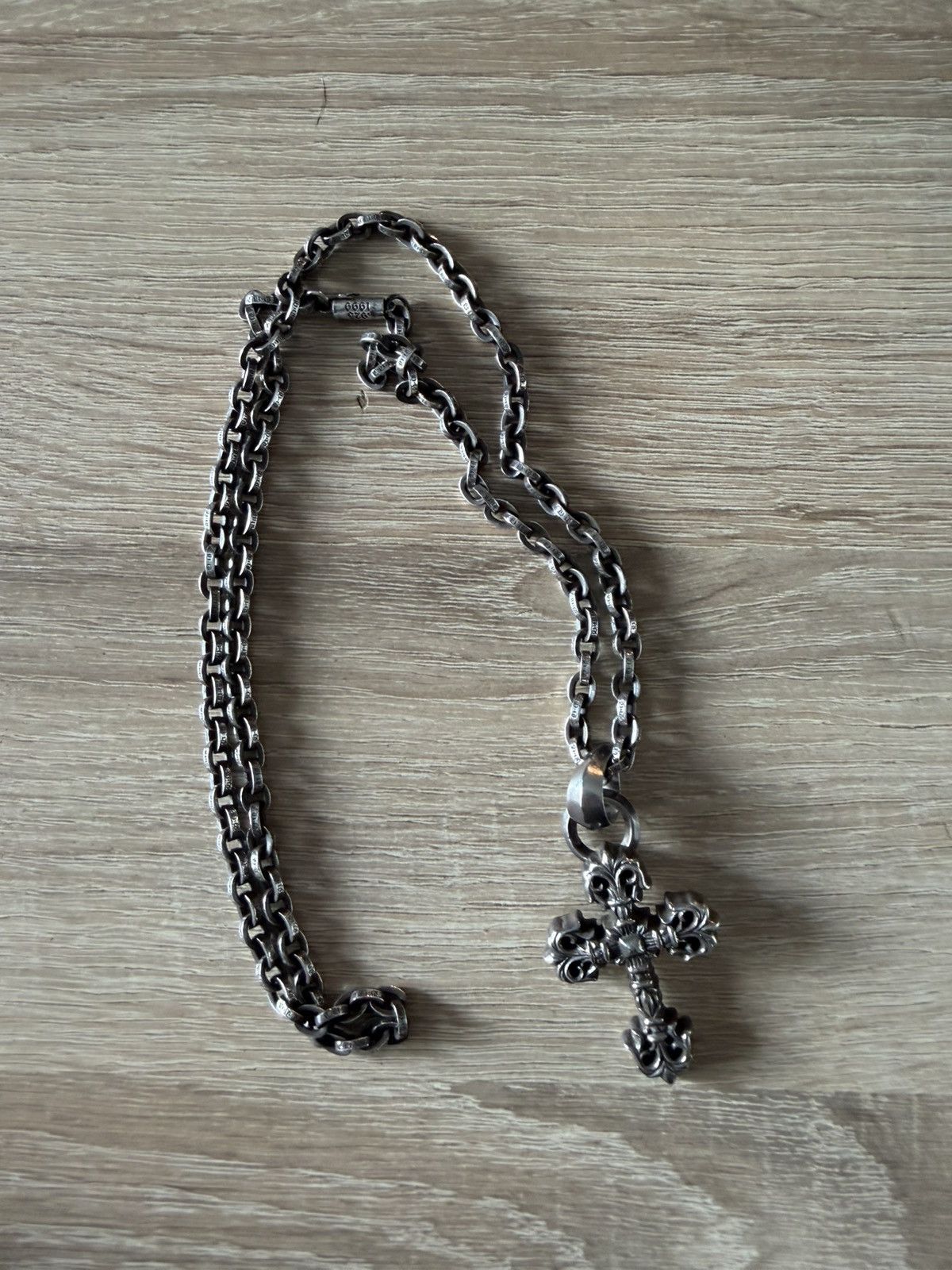 Chrome Hearts Chrome Hearts Large "XS" Filigree Pendant + paper chain Size ONE SIZE - 1 Thumbnail