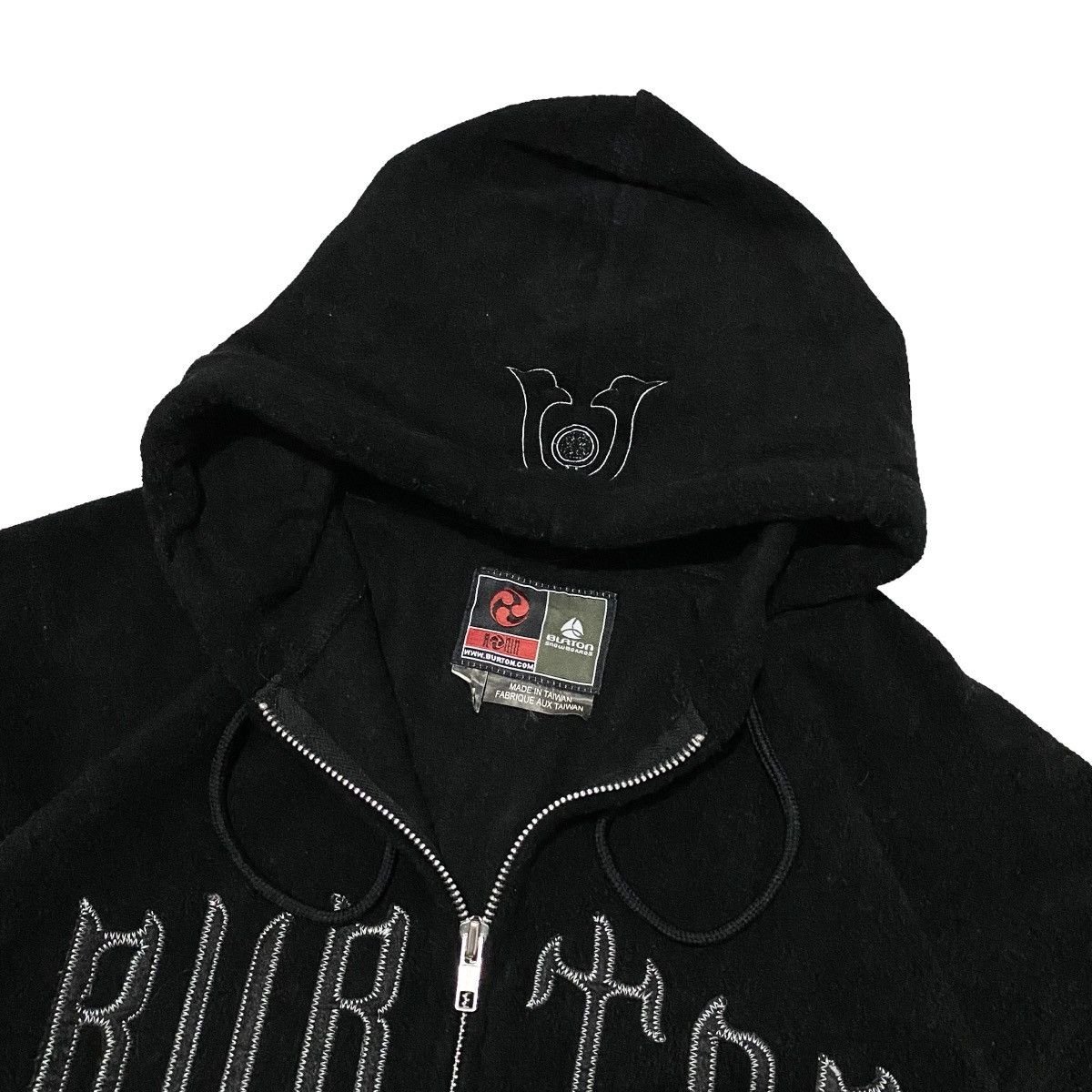 Vintage Burton Y2k fleece zipper hoodie Size US M / EU 48-50 / 2 - 3 Thumbnail