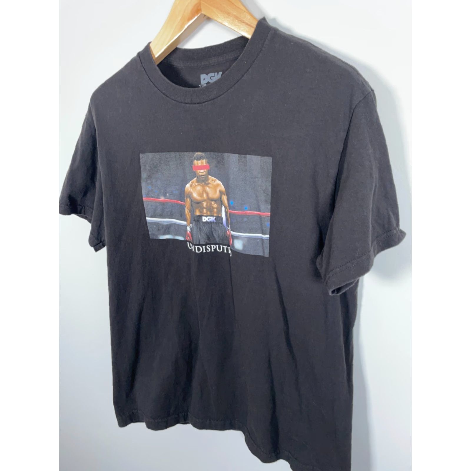 DGK DGK Mike Tyson T-Shirt Men M Black 90s Undisputed Graphic Print Crew Neck Short Sleeve Adult Regular Shirt Size US M / EU 48-50 / 2 - 7 Thumbnail