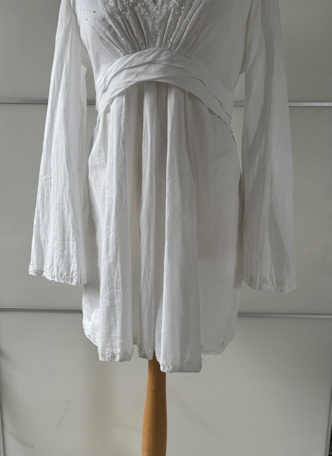 Designer Beaded flowy dress Size L / US 10 / IT 46 - 7 Thumbnail