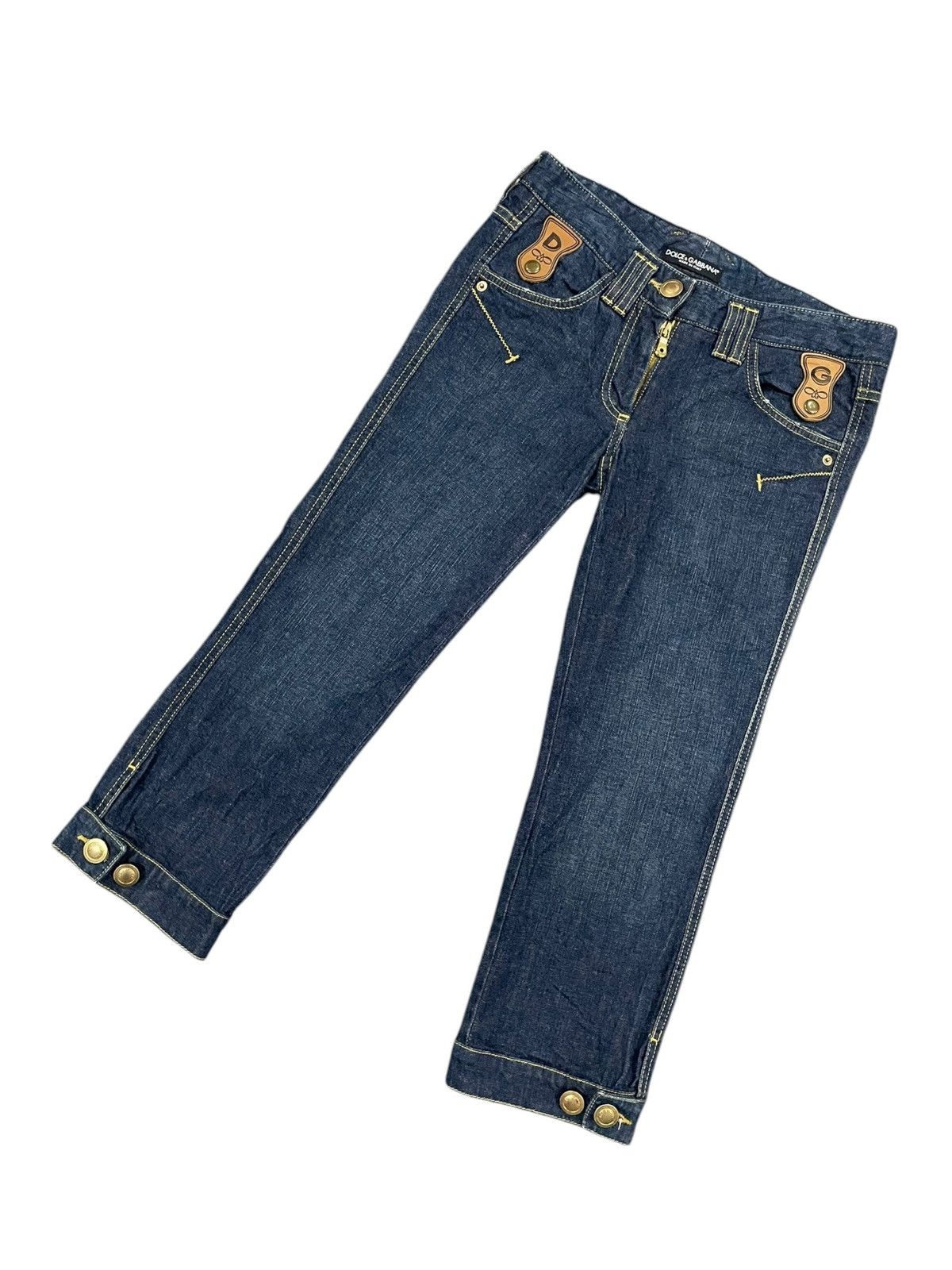 Designer × Dolce & Gabbana Dolce & Gabbana Capri Jeans Size 29" - 3 Thumbnail