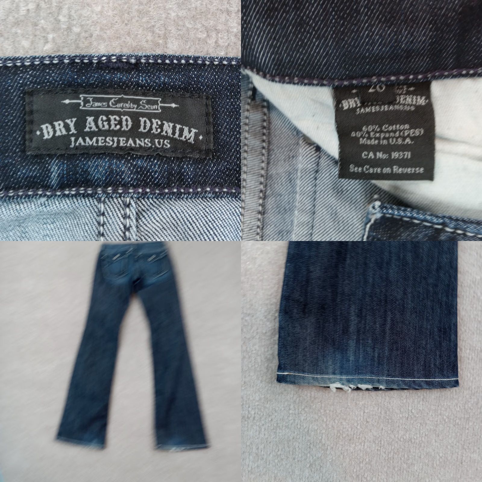 Vintage James Jeans Women's Blue Bootcut Mid Rise Stretch Jeans Size 26 Size 26" / US 2 / IT 38 - 8 Thumbnail