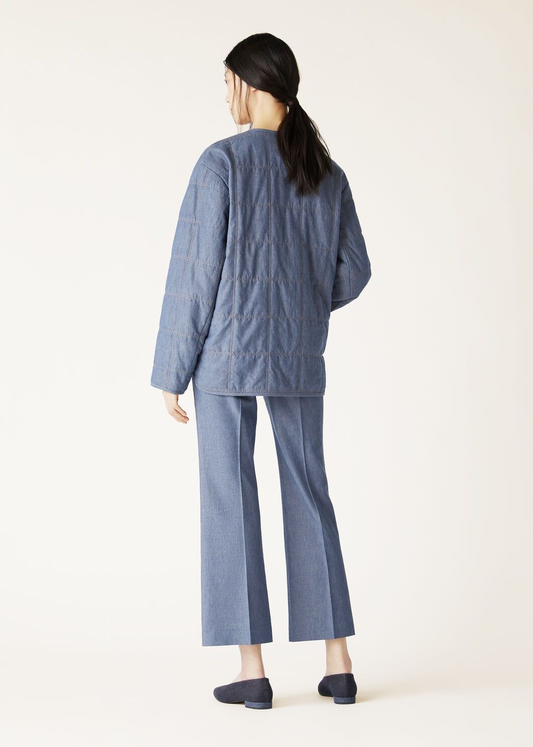 Loro Piana o1srvl11e0825 FAO4194 Jennifer Jacket in Blue Size L / US 10 / IT 46 - 5 Thumbnail