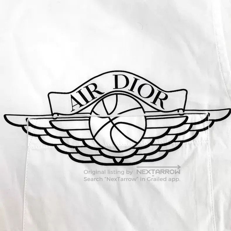 Dior Dior Size 37 White pattern printed cotton lapel single-brea Size US XXS / EU 40 - 5 Thumbnail