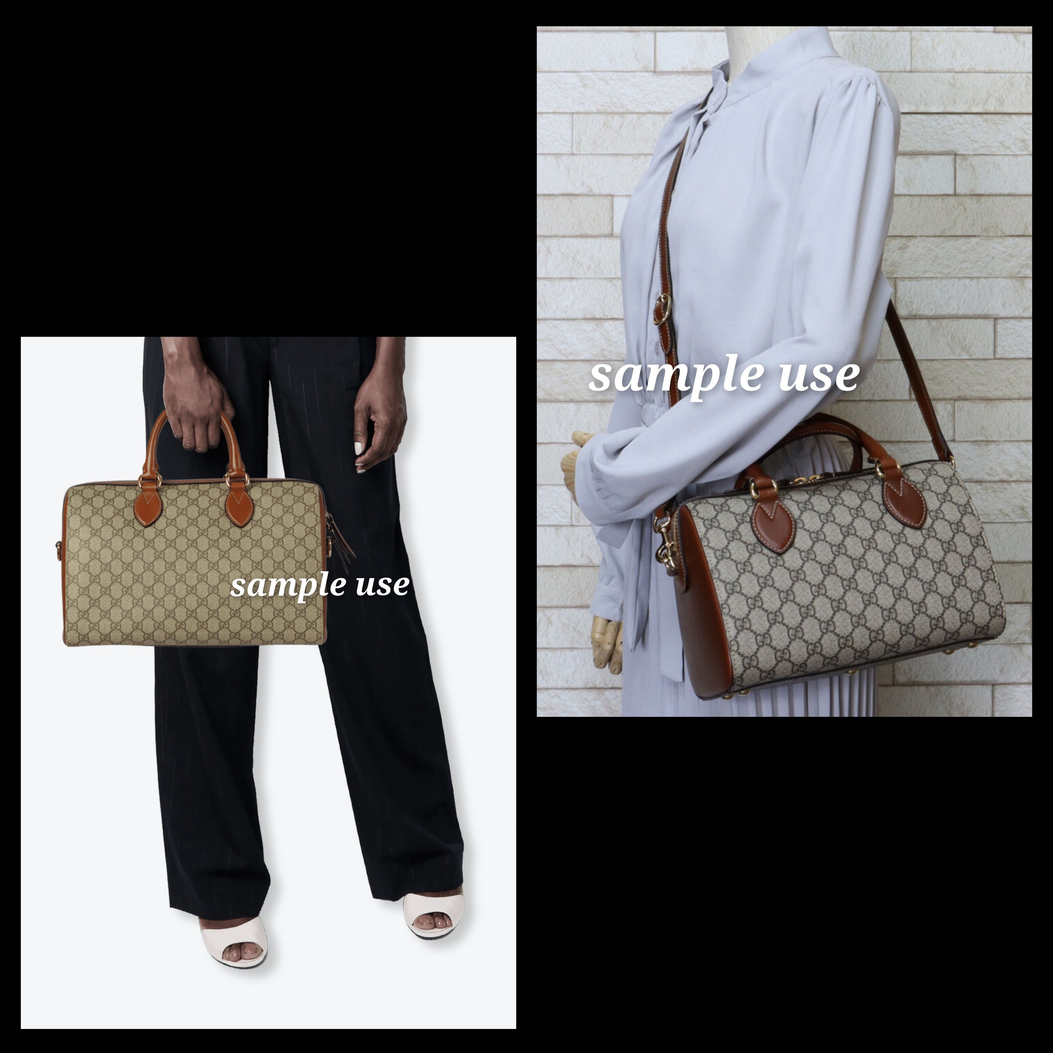 Gucci Gucci GG Supreme Boston Large Sling Crossbody Bag Size ONE SIZE - 14 Thumbnail