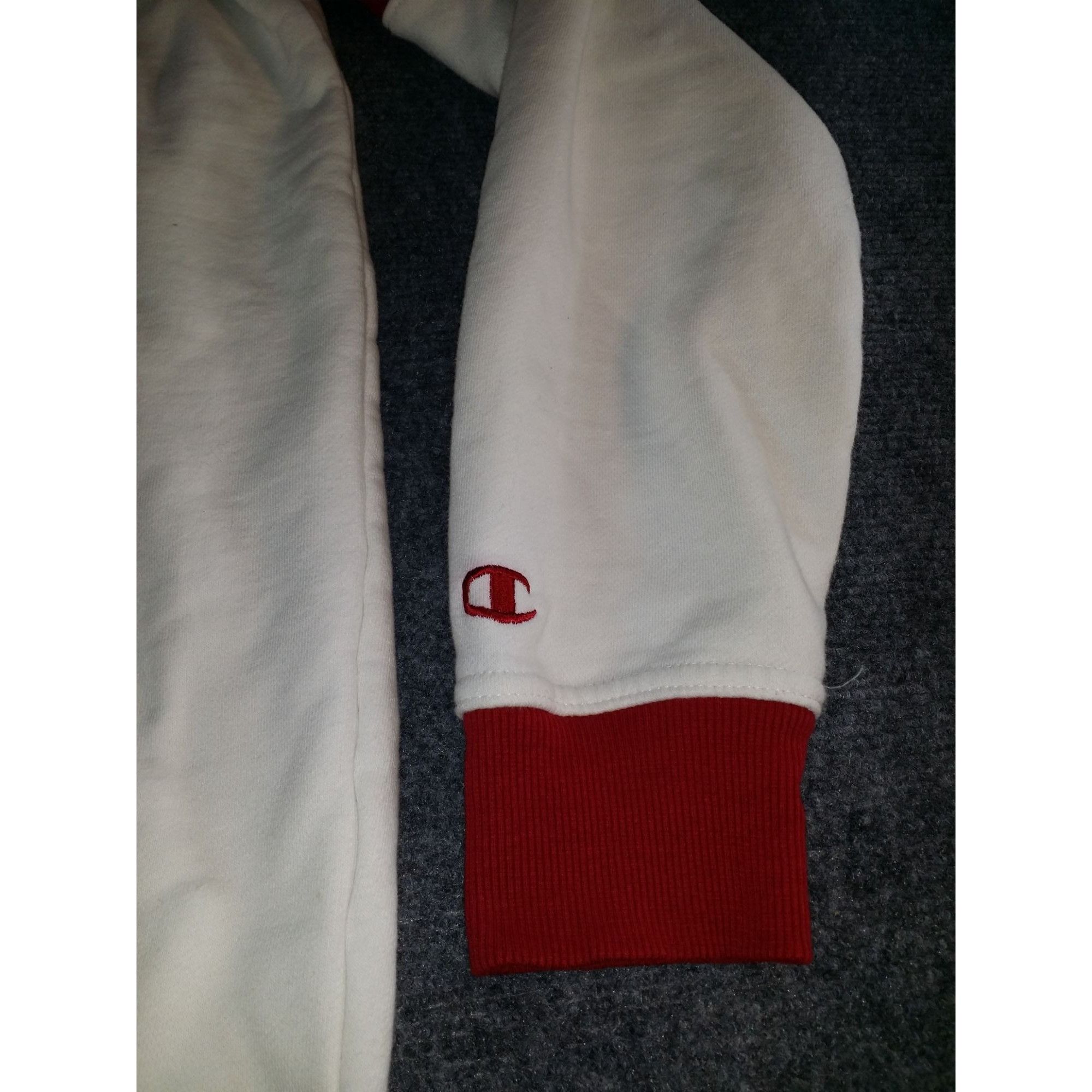 Champion Vintage Oklahoma Sooners Sweatshirt Men Sz L White Maroon Ch Size US L / EU 52-54 / 3 - 5 Thumbnail