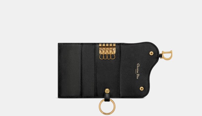 Dior o1w1db10425 S5695C Size: OS / Aster Key Case in Black Size ONE SIZE - 3 Thumbnail