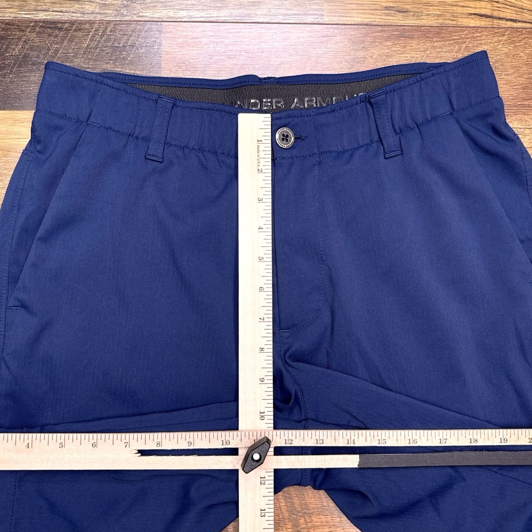 Under Armour Under Armour Showdown Shorts Mens 32 Navy Blue Mid Rise Stretch Size US 32 / EU 48 - 7 Thumbnail