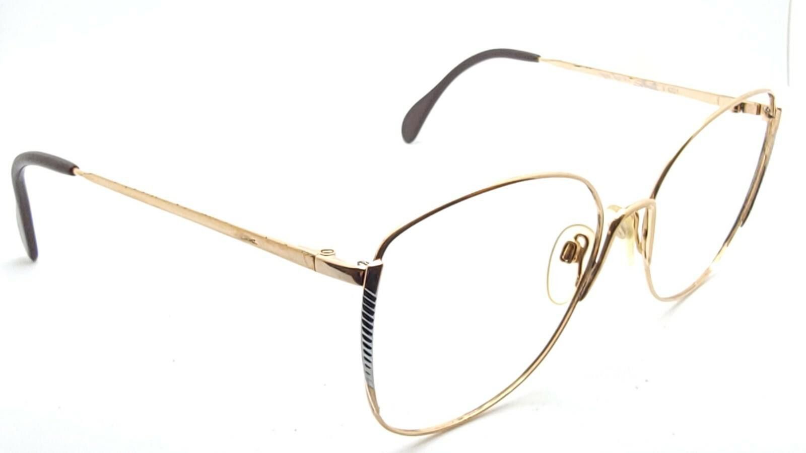Silhouette Silhouette V4201 6021 Gold Oversized Eyeglasses 58-18 135 Size ONE SIZE - 3 Thumbnail