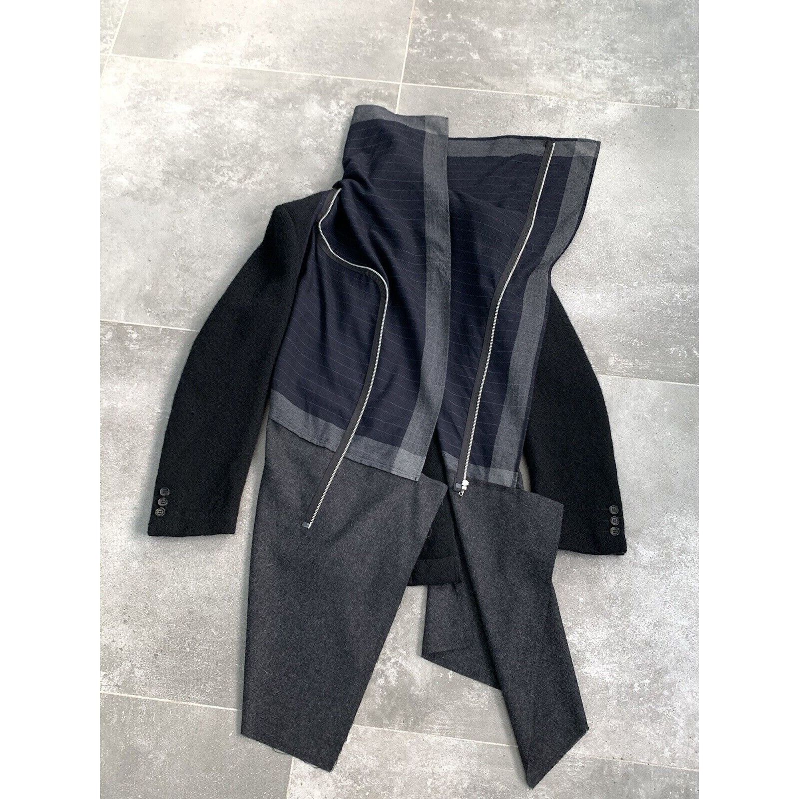 Comme des Garcons × Japanese Brand Women's COMME des GARCONS Wool Trench Coat Jacket M UK 10-12 Size M / US 6-8 / IT 42-44 - 1 Thumbnail