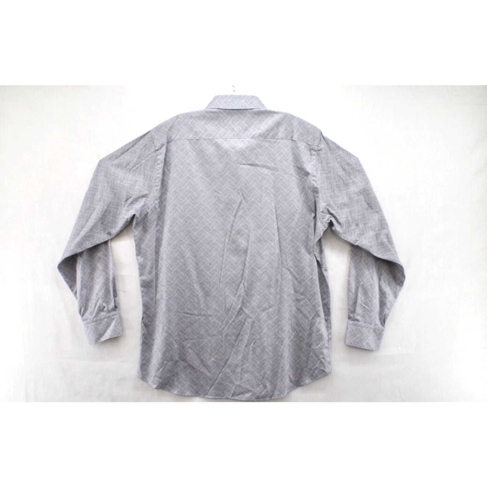 Robert Talbott Robert Talbott Tailored shirt Blue XL Mens Subtle Basket Weave Print Preppy Dress Shirt Size US XL / EU 56 / 4 - 2 Thumbnail