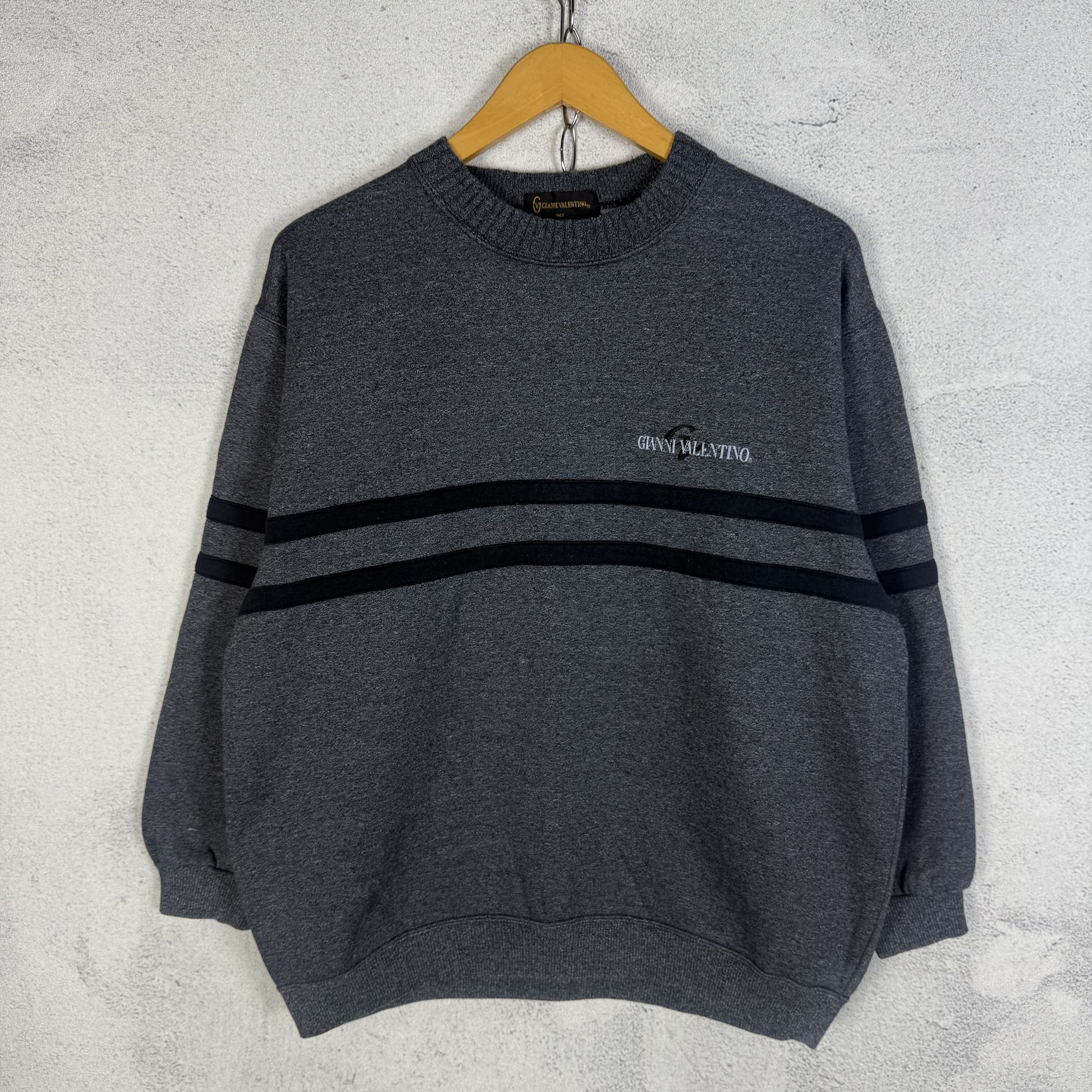 Gianni Valentino Vintage Gianni Valentino Italy Sweatshirt Crewneck Size US M / EU 48-50 / 2 - 2 Thumbnail