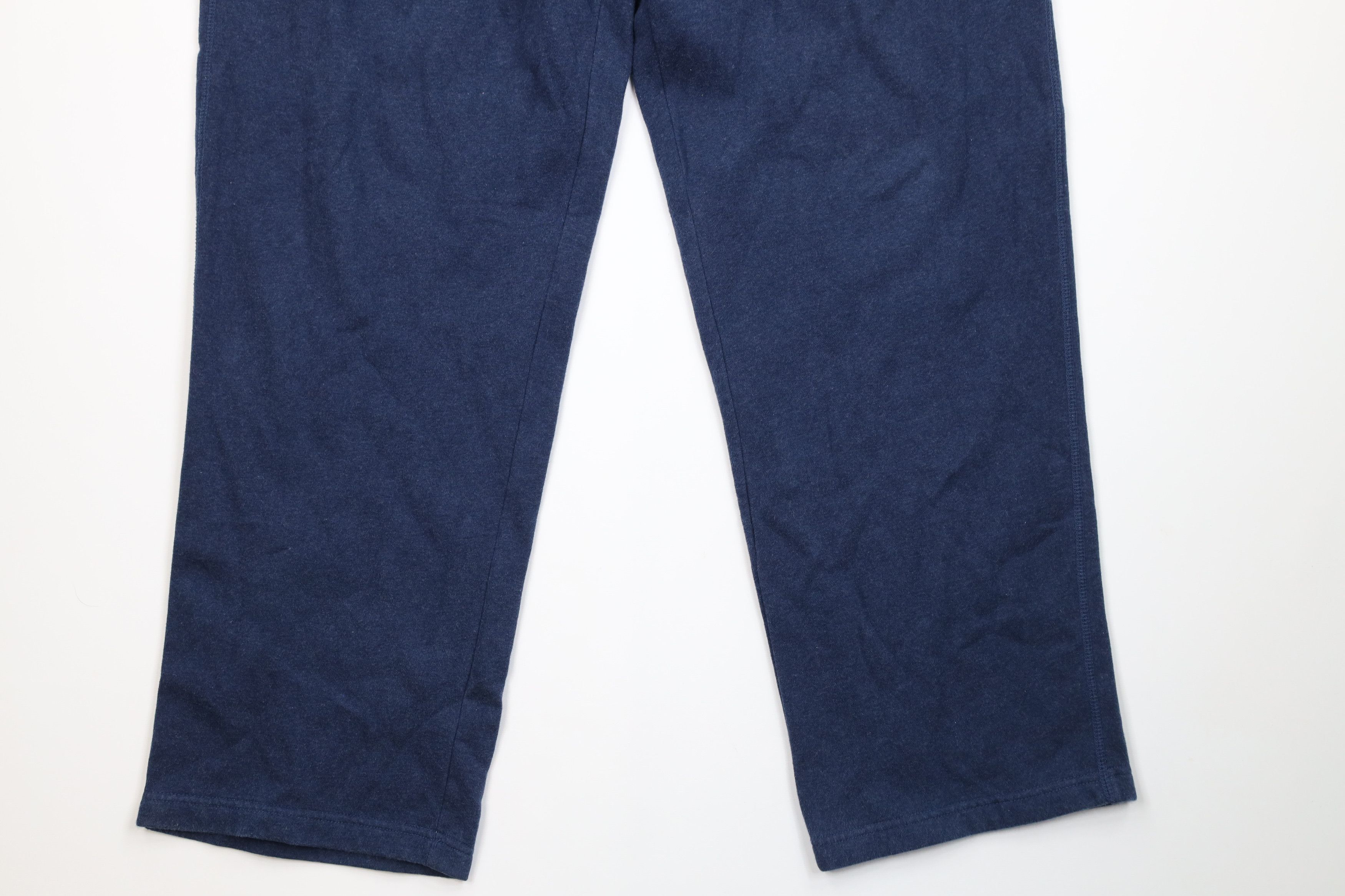 Nike Vintage Y2K Nike Scott Mini Swoosh Wide Leg Sweatpants Blue Size US 40 / EU 56 - 4 Thumbnail