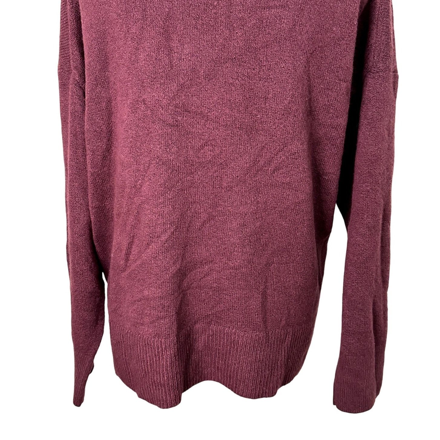 Treasure & Bond Treasure & Bond Sweater Turtleneck Cotton Burgundy W S NWT Size S / US 4 / IT 40 - 7 Thumbnail