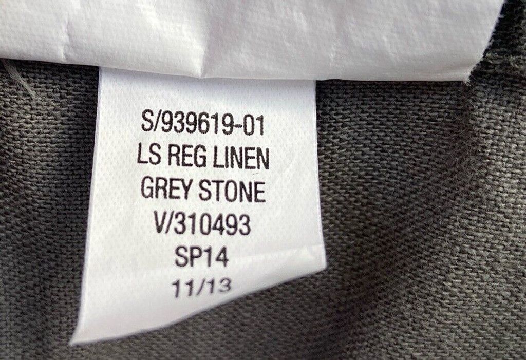 Old Navy Old Navy Men Grey Shirt Long Sleeve Button-Up Size Medium Size US M / EU 48-50 / 2 - 8 Thumbnail