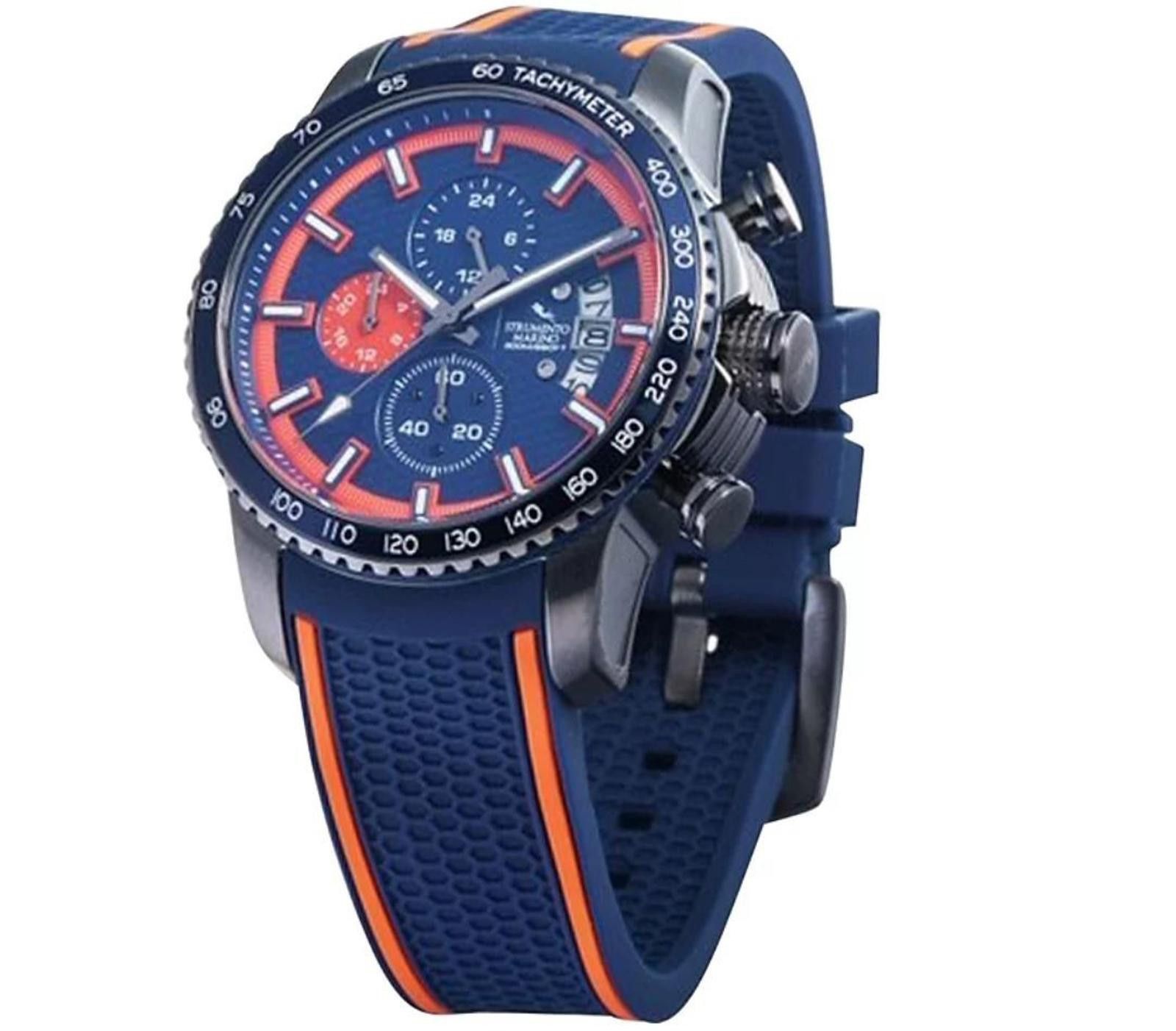 Other Strumento Marino Men's Chronograph Freedom BlueSiliconeWatch Size ONE SIZE - 2 Thumbnail