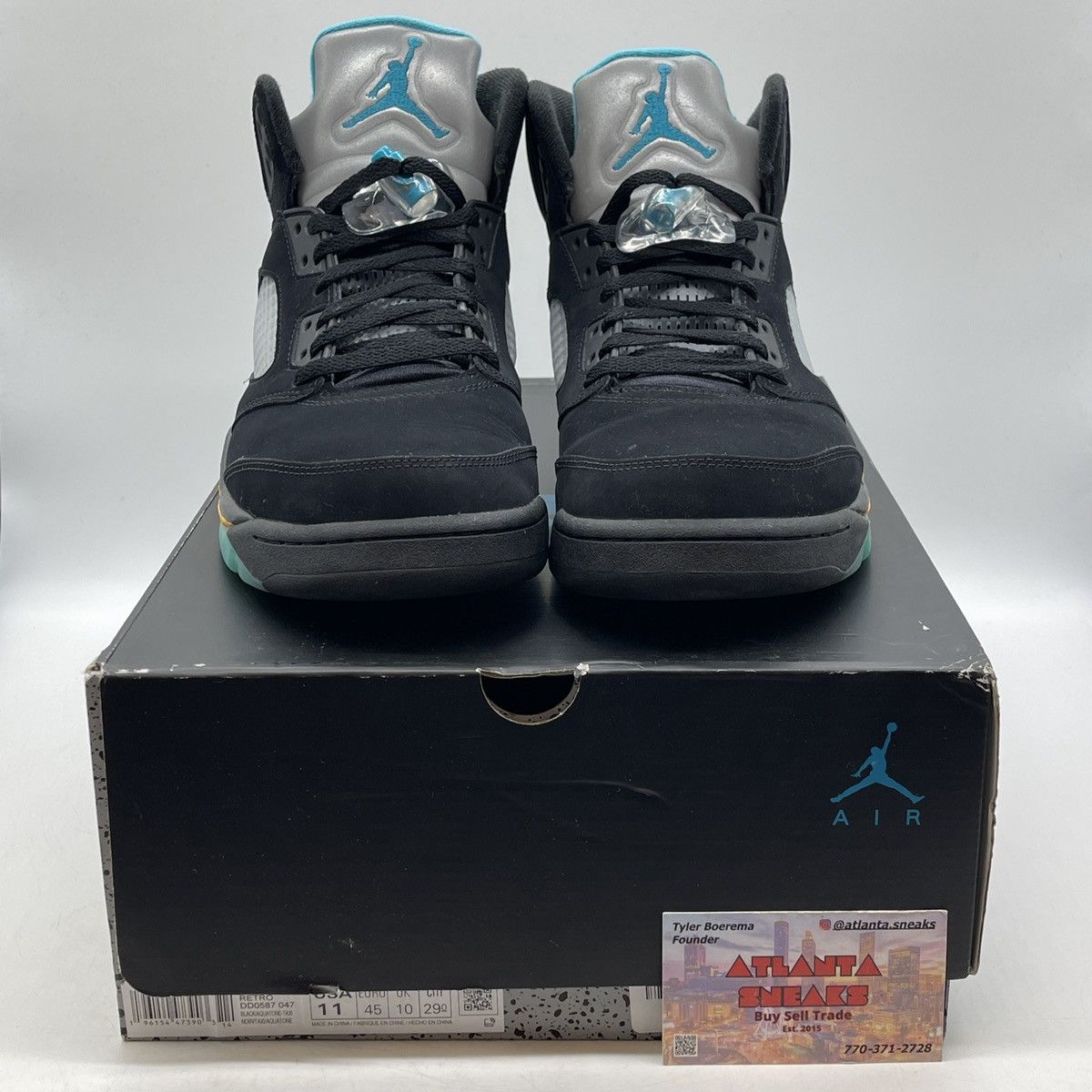 Jordan Brand Air Jordan 5 aqua Size US 11 / EU 44 - 2 Thumbnail