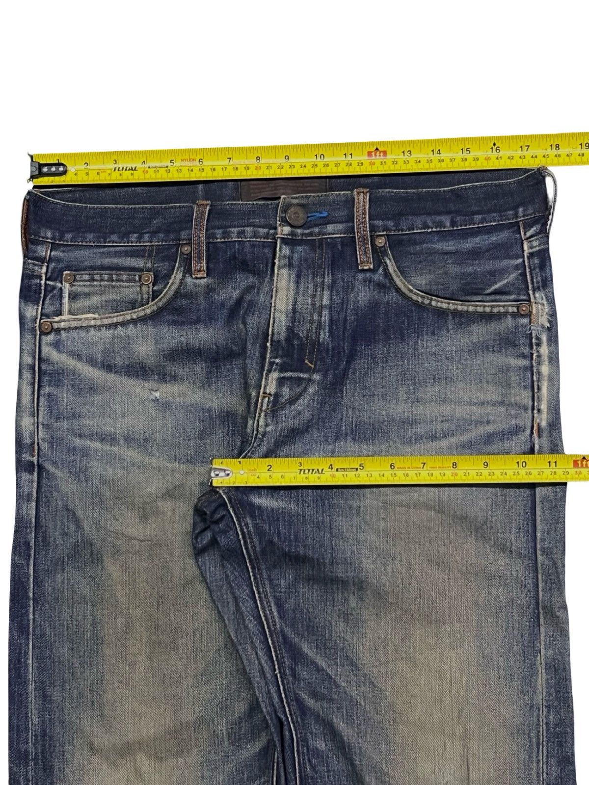 Adidas Vintage Adidas Originals Selvedge Denim Jeans 13.25oz | W35 Size US 35 - 21 Thumbnail