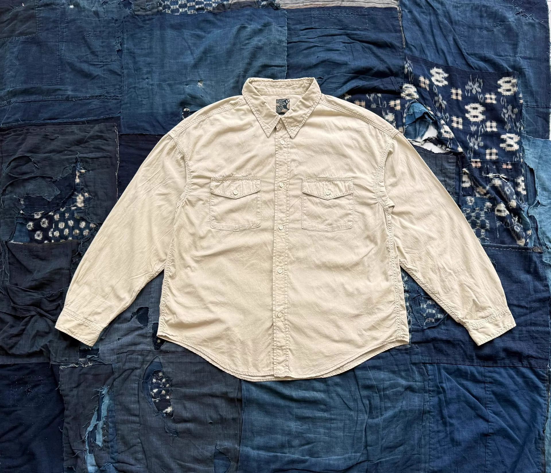 Visvim Multi Color Long Sleeve Button-Up Shirt Size US XL / EU 56 / 4 - 1 Thumbnail
