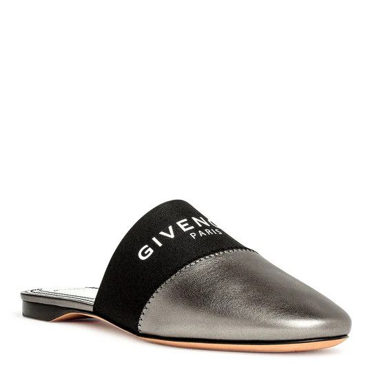 Givenchy o1y0925 Mules in Silver/Black Size US 5 / IT 35 - 2 Thumbnail